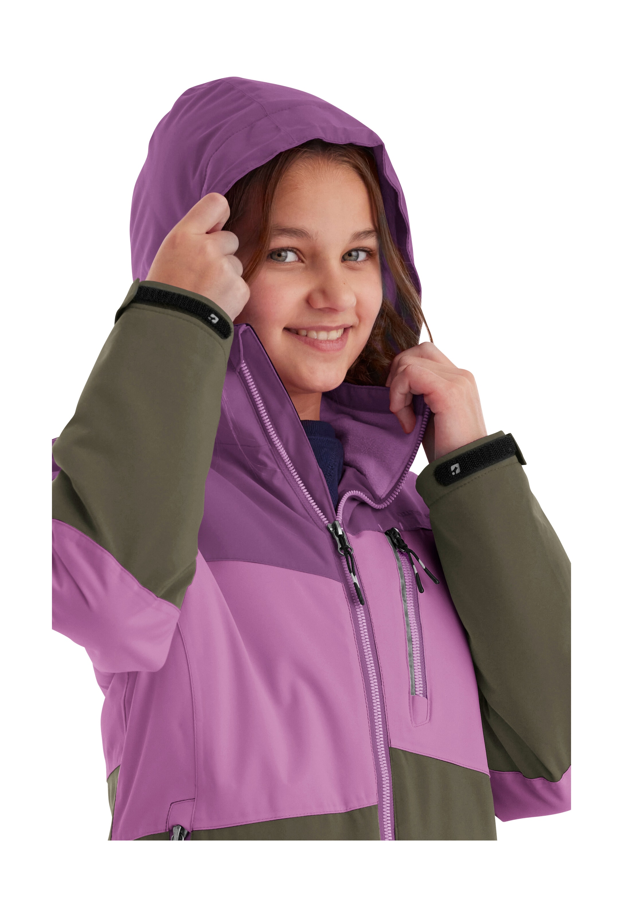 Killtec Outdoorjacke »KOW 170 GRLS JCKT«, Funktionsjacke mit Kapuze und Schneefang, wasserdicht