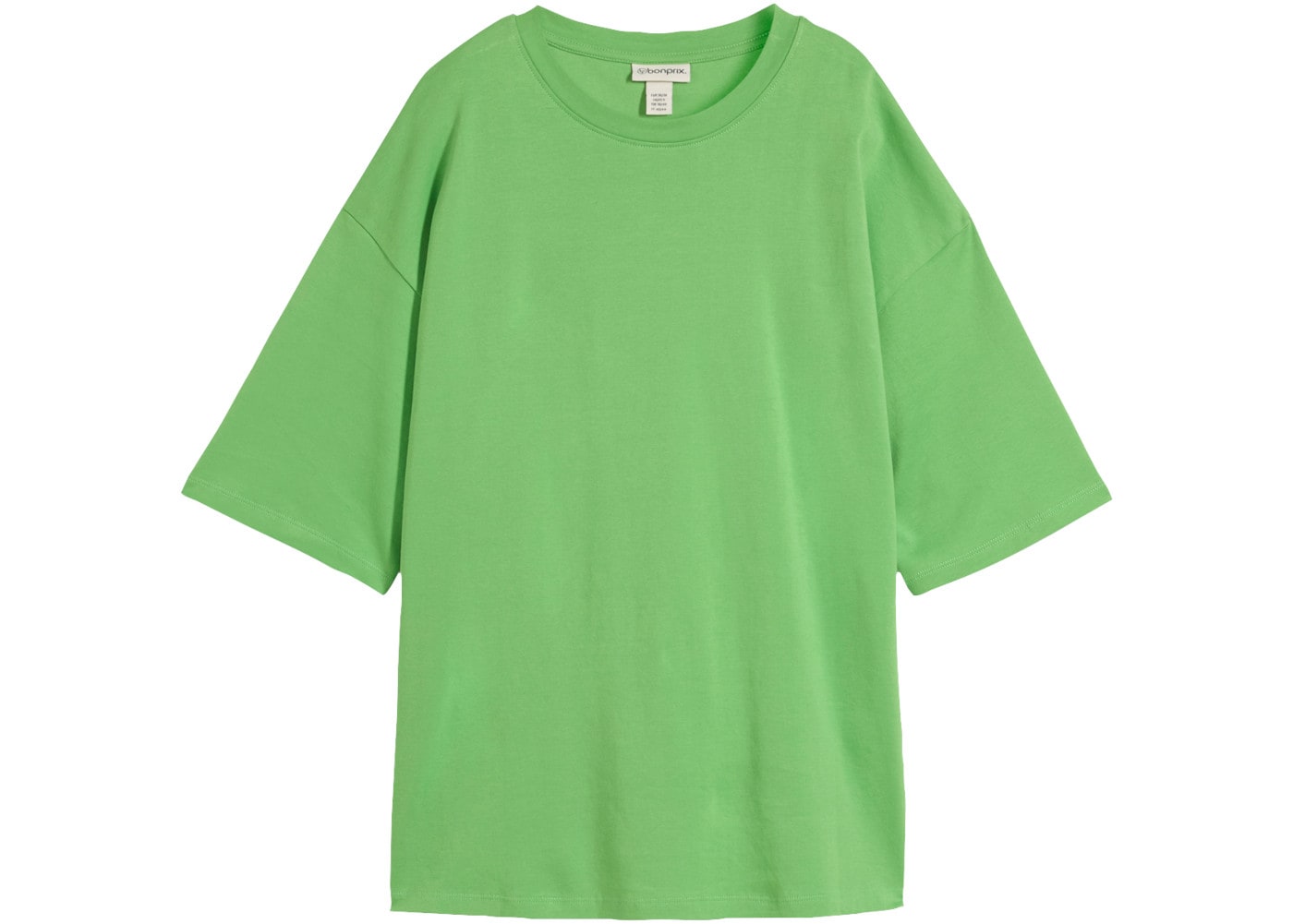 bonprix Longshirt Oversized Schnitt, Halbarm, für Frühling und Sommer
