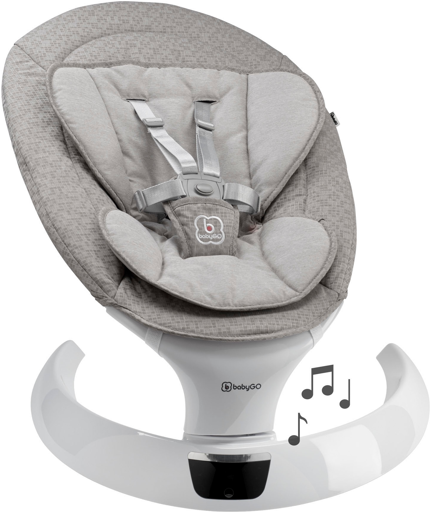 BabyGo Babywippe »Swing«, bis 9 kg, mit Fernbedienung, Musik, Schaukelfunktion