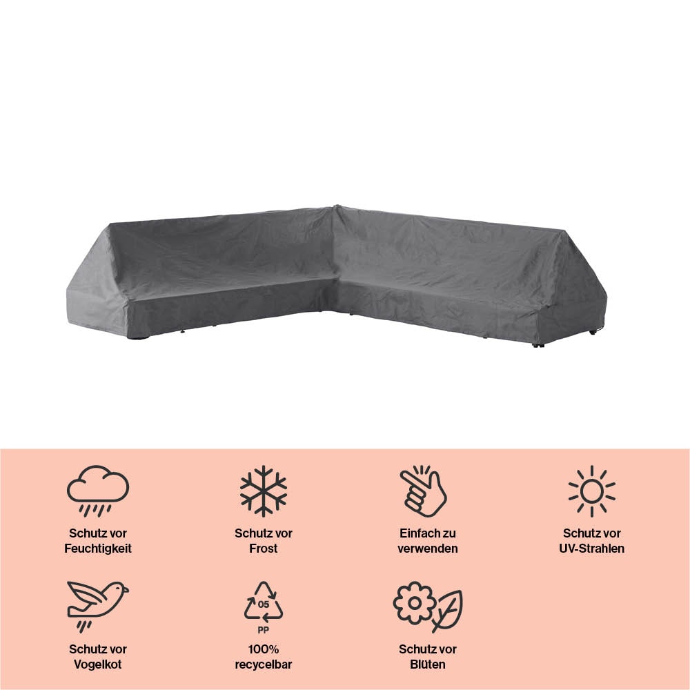 winza outdoor covers Gartenmöbel-Schutzhülle, geeignet für Loungeset, Maße 250/90x250/90x70 cm