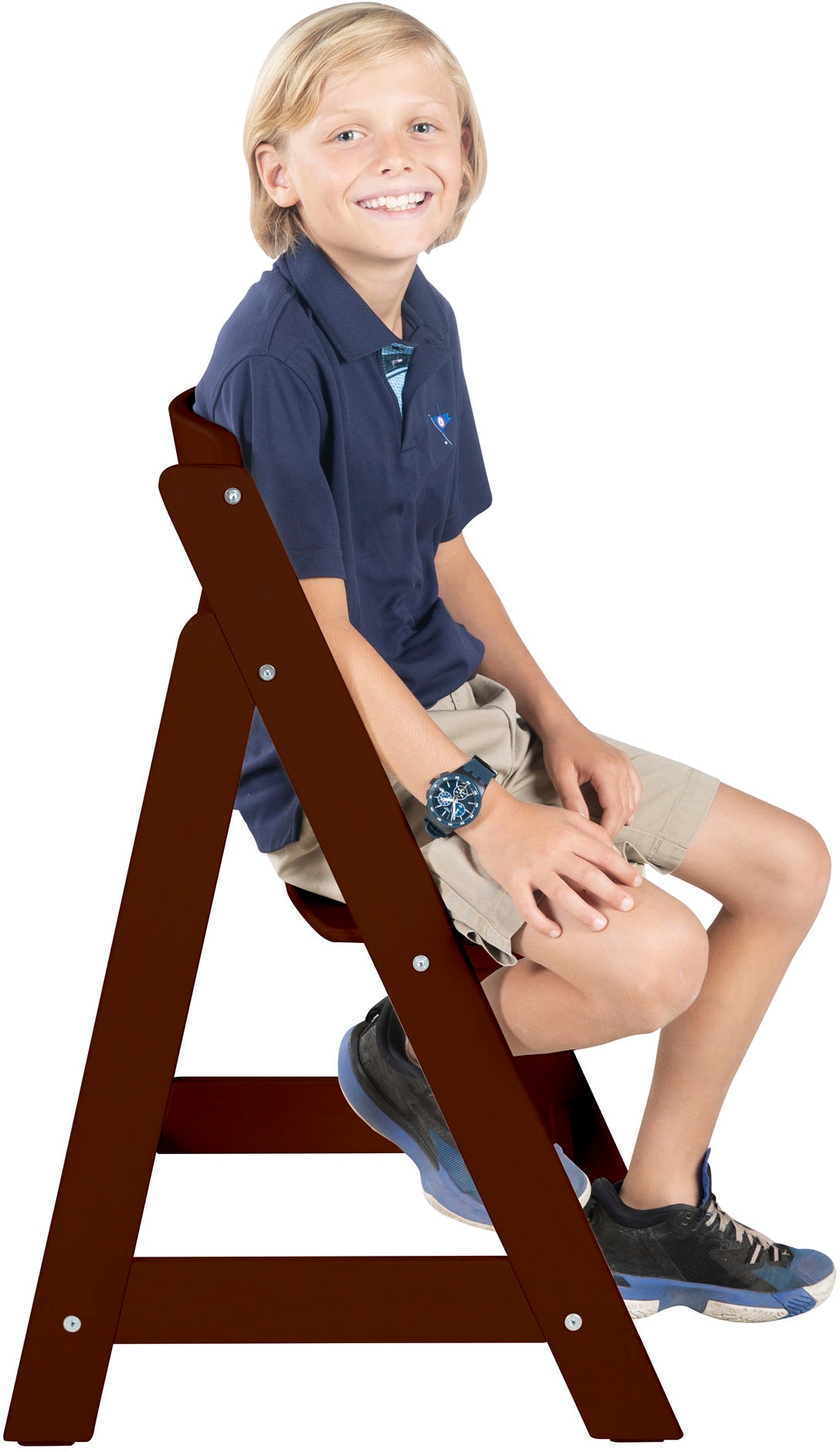 roba® Hochstuhl »Sit Up Flex, braun gebeizt«, aus Holz