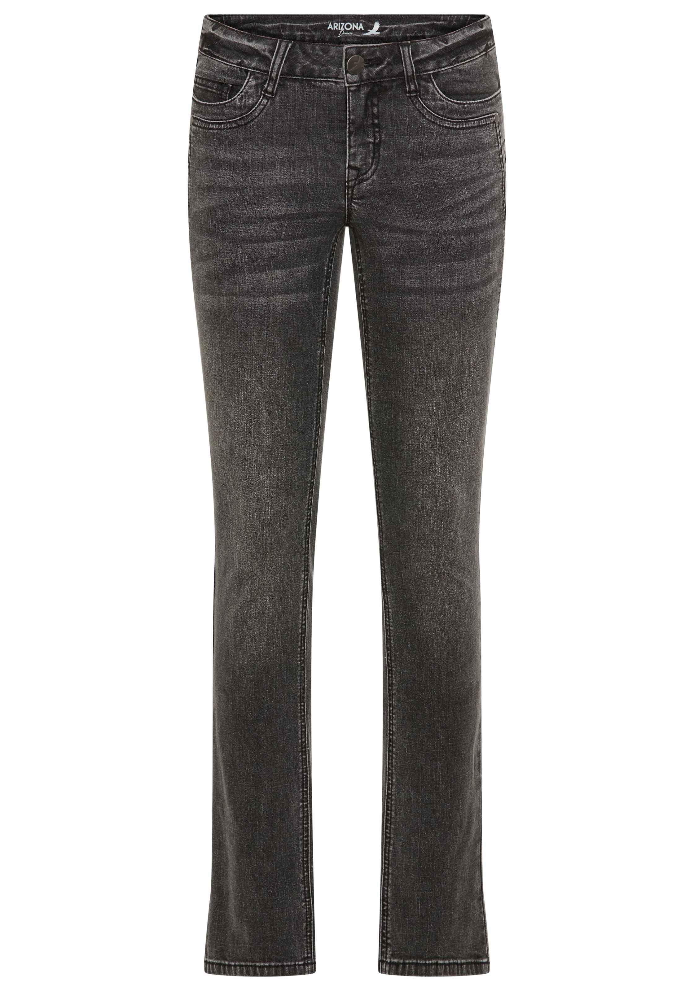 Arizona Comfort-fit-Jeans »mit Keileinsätzen« niedrige Leibhöhe