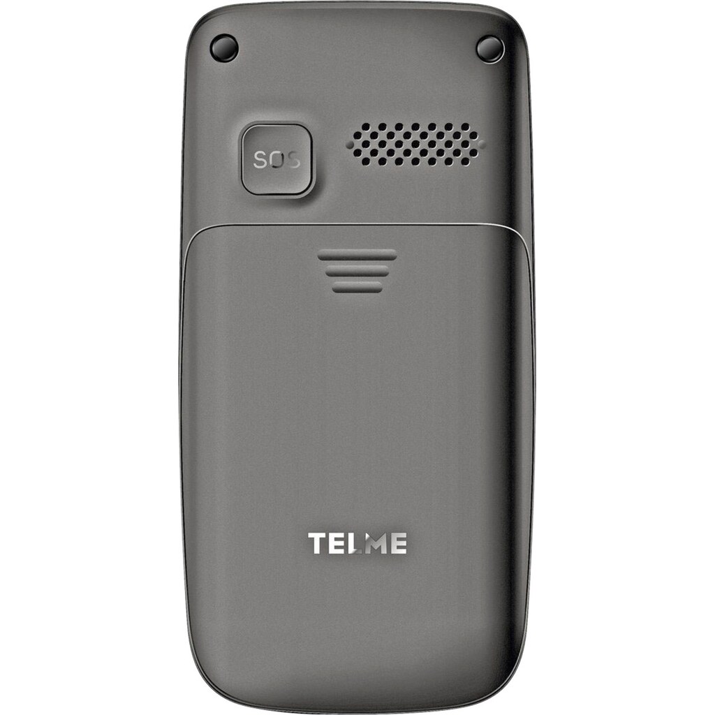 Telme Handy »X200«, grau, 6,1 cm/2,4 Zoll, 8 GB Speicherplatz