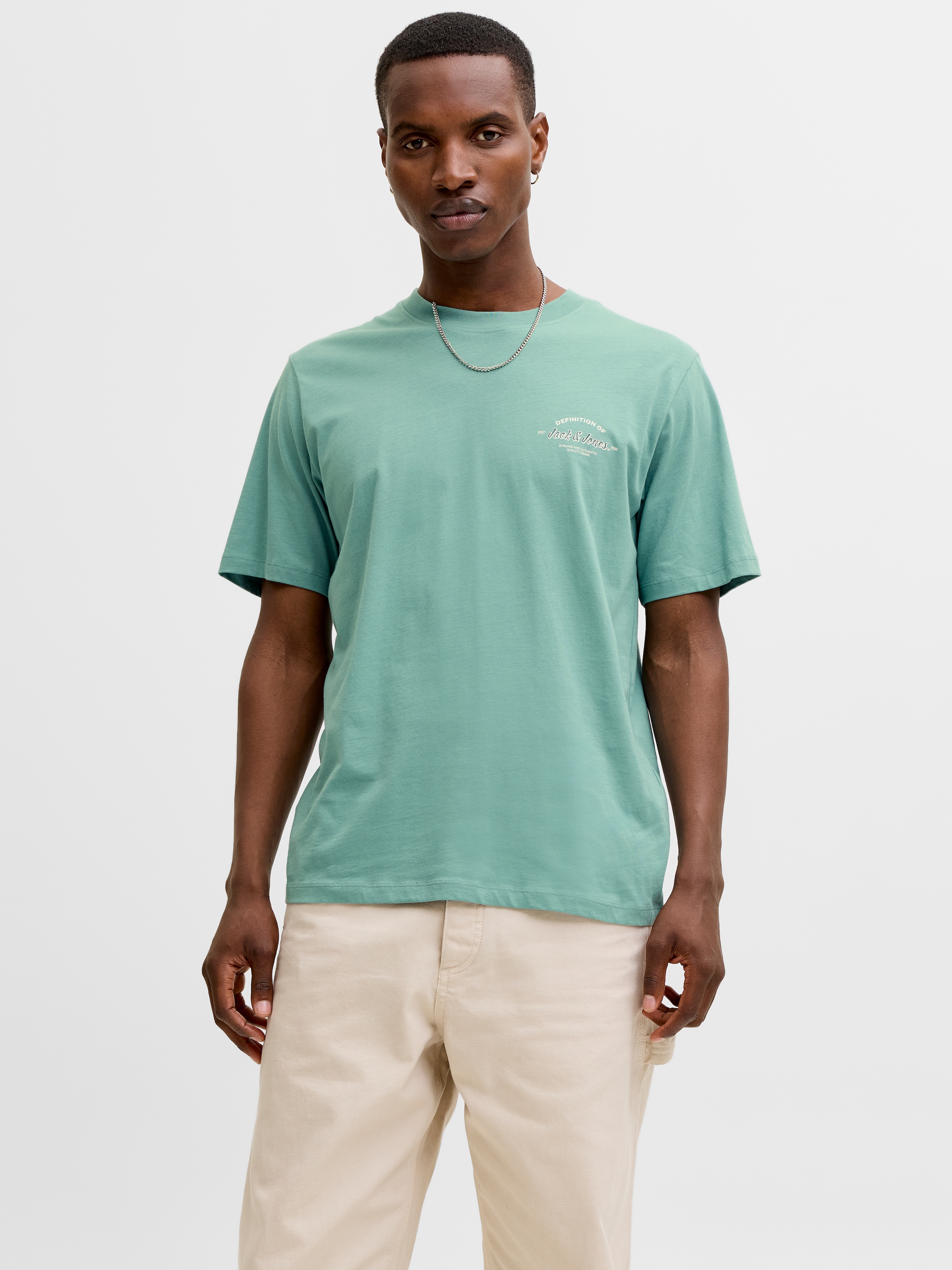 Jack & Jones Rundhalsshirt »JJBRANDON TEE SS CREW NECK«
