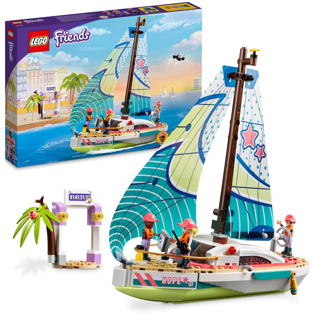 LEGO® Konstruktionsspielsteine »Stephanies Segelabenteuer (41716), LEGO® Friends«, (304 St.)