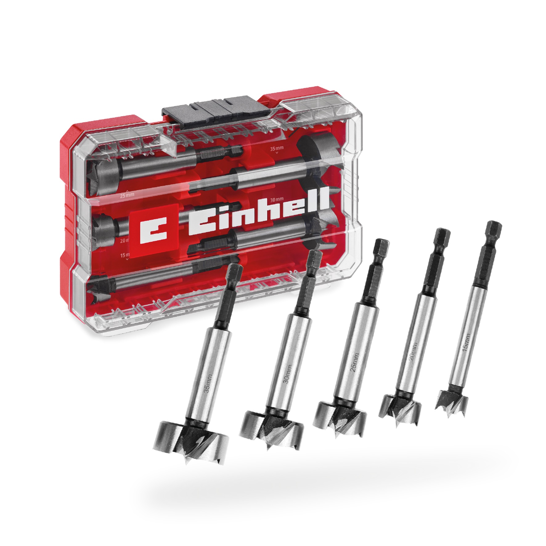 Einhell Forstnerbohrer »M-CASE« Set, Forstnerbohrer-Set, 5 Stk. tlg. günstig online kaufen