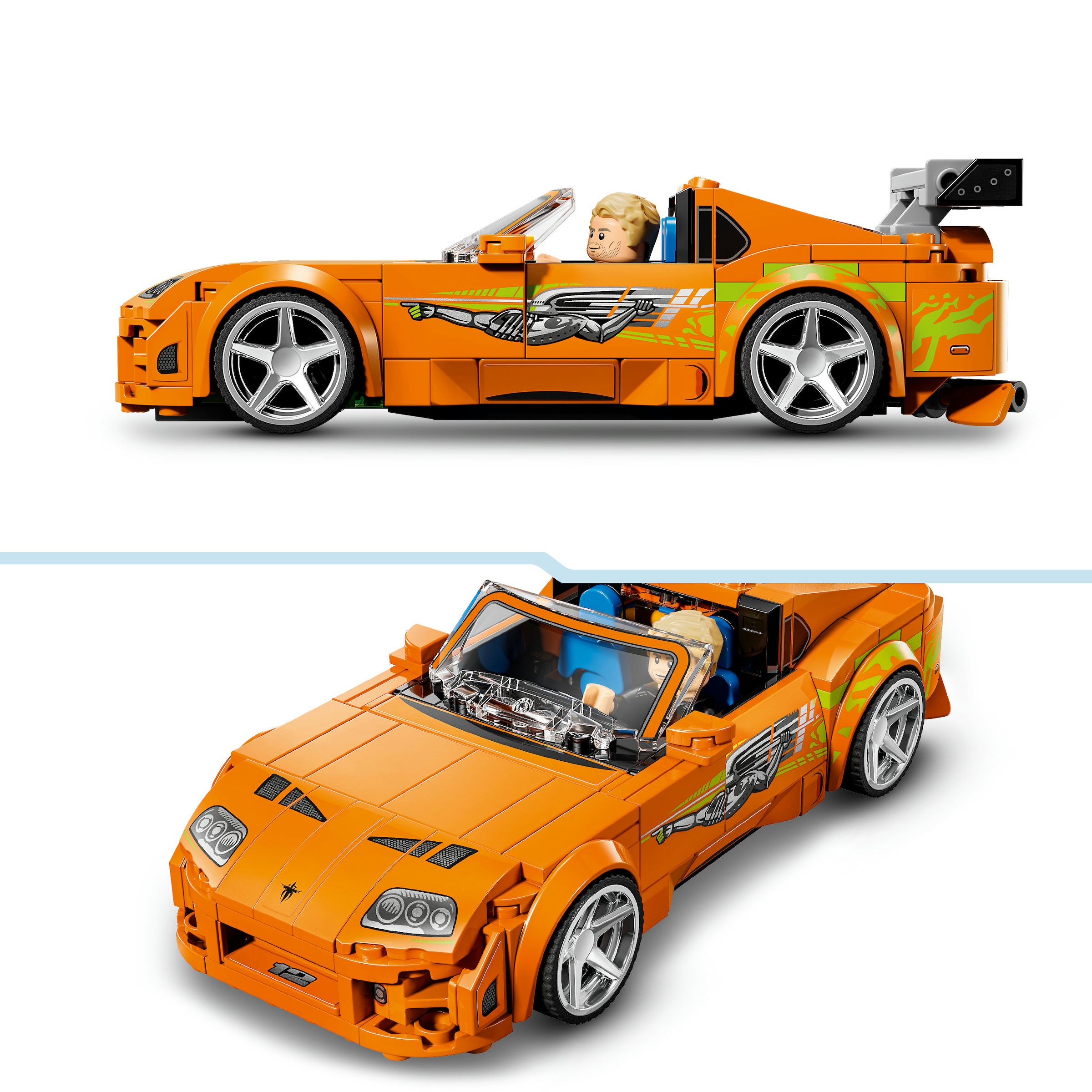 LEGO® Konstruktionsspielsteine »The Fast and The Furious Toyota Supra MK4 (77260)« LEGO Speed Champions; Made in Europe