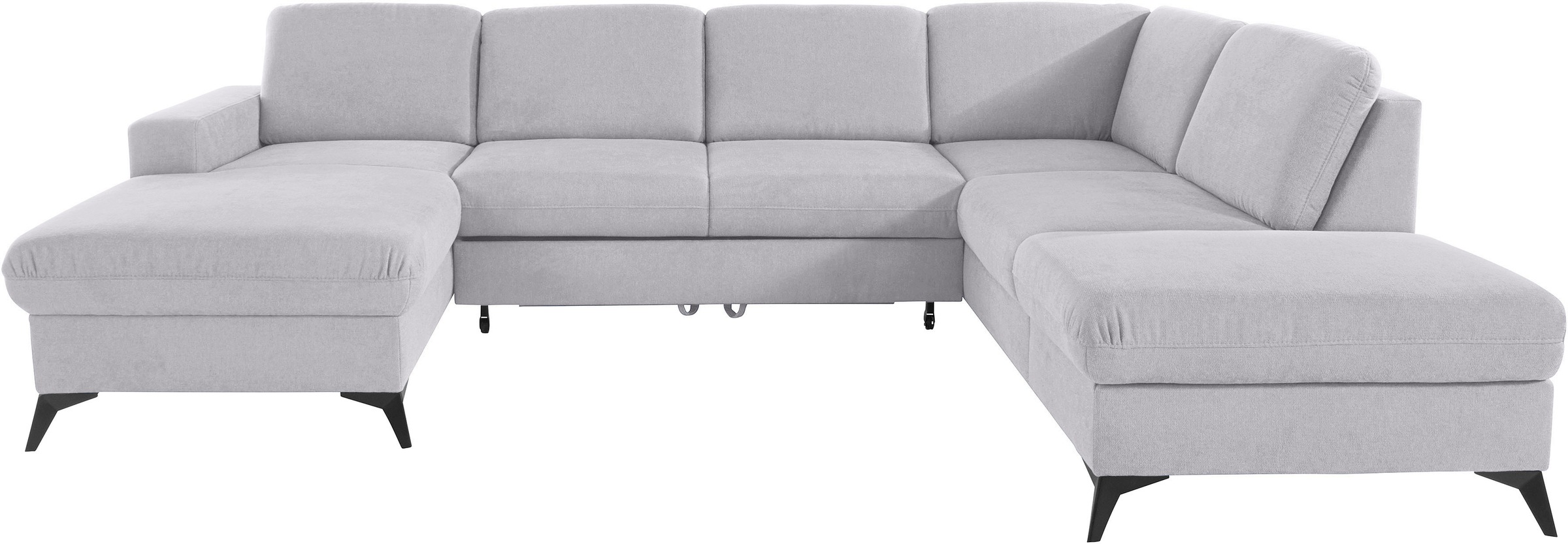 Home affaire Wohnlandschaft »Lolland U-Form« Wahlweise mit Bettfunktion und günstig online kaufen