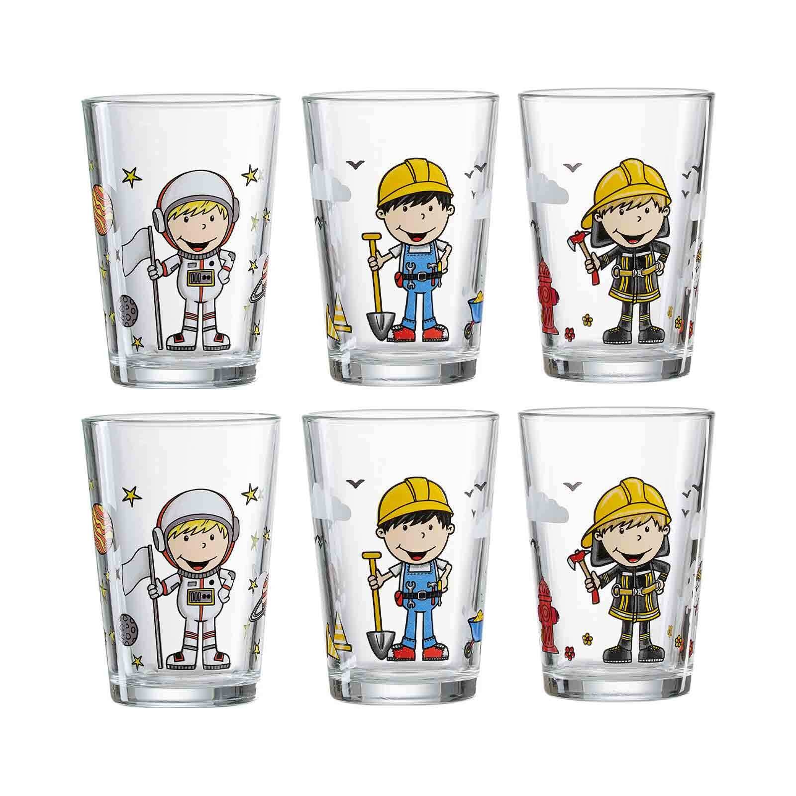 Ritzenhoff & Breker Kinderbecher »Kindergläser Berufe Jungen 205 ml 6er Set günstig online kaufen