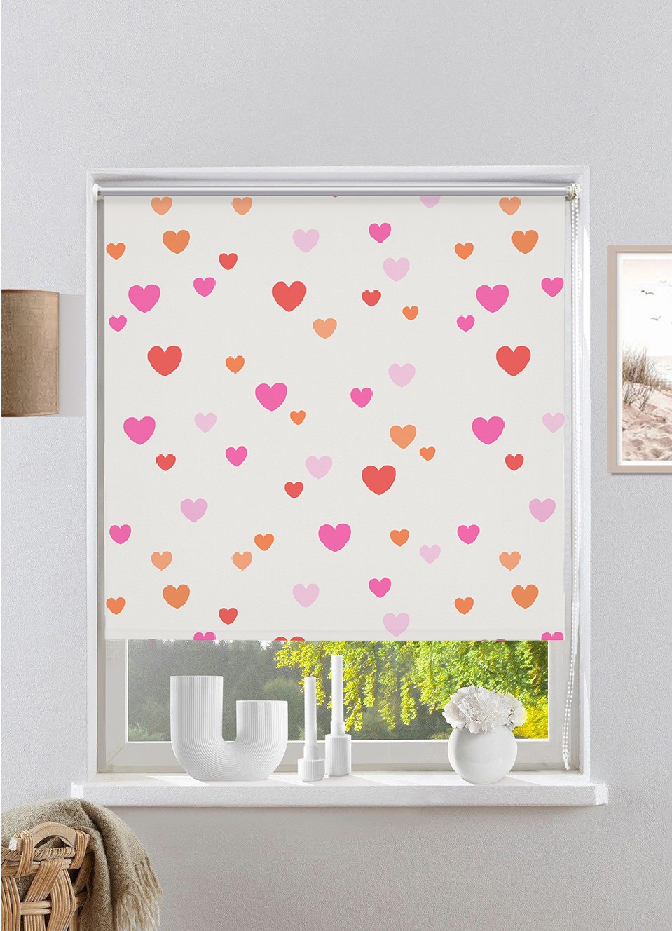 Lüttenhütt Rollo »HEART«, verdunkelnd, Blendschutz-Sichtschutz-Verdunkelung günstig online kaufen