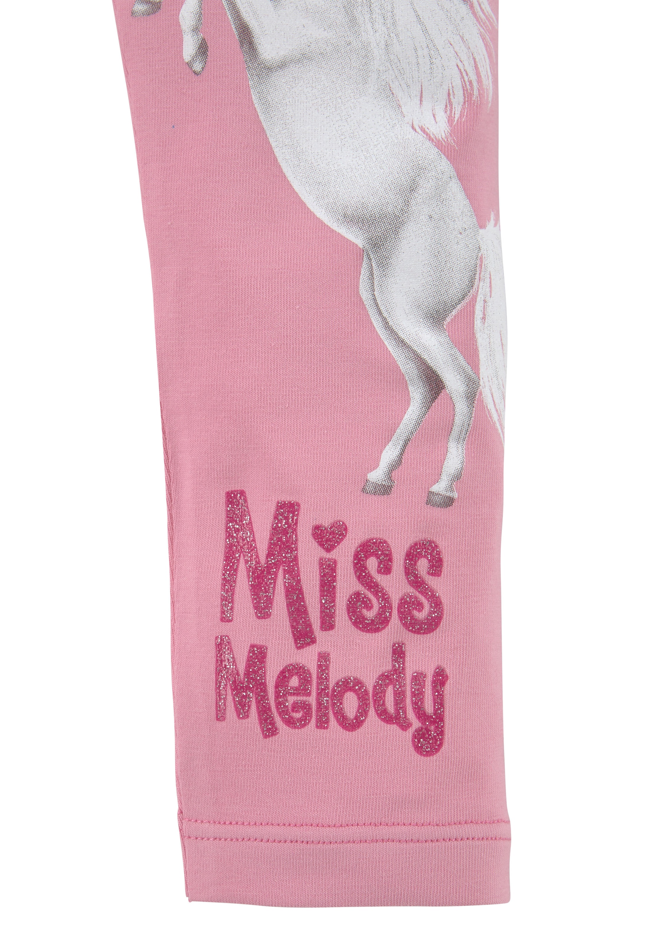 bestellen Miss mit tollen Melody & Pferdedrucken Langarmshirt jetzt (Set), Leggings,