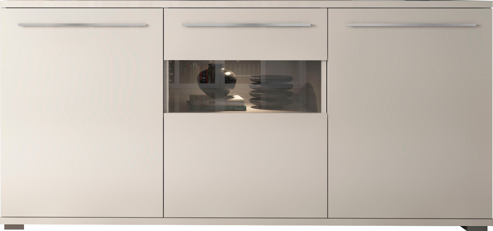 Places of Style Kommode »Piano«, Hochglanz UV lackiert, Soft-Close Funktion