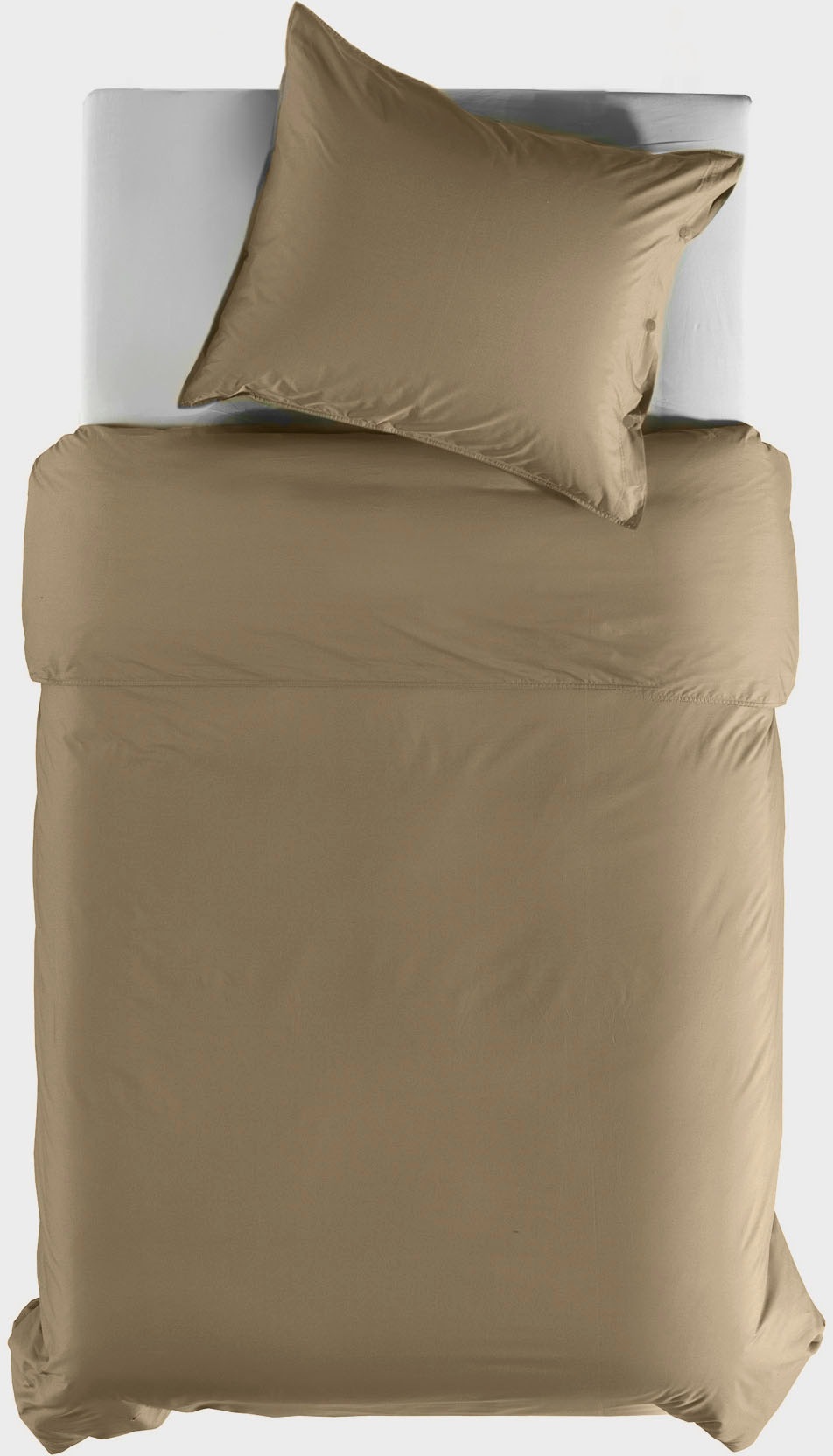 YELLOW Bettwäsche »Percale« 2 Stk. tlg. Uni Design, 100% Baumwolle ab 135x2 günstig online kaufen