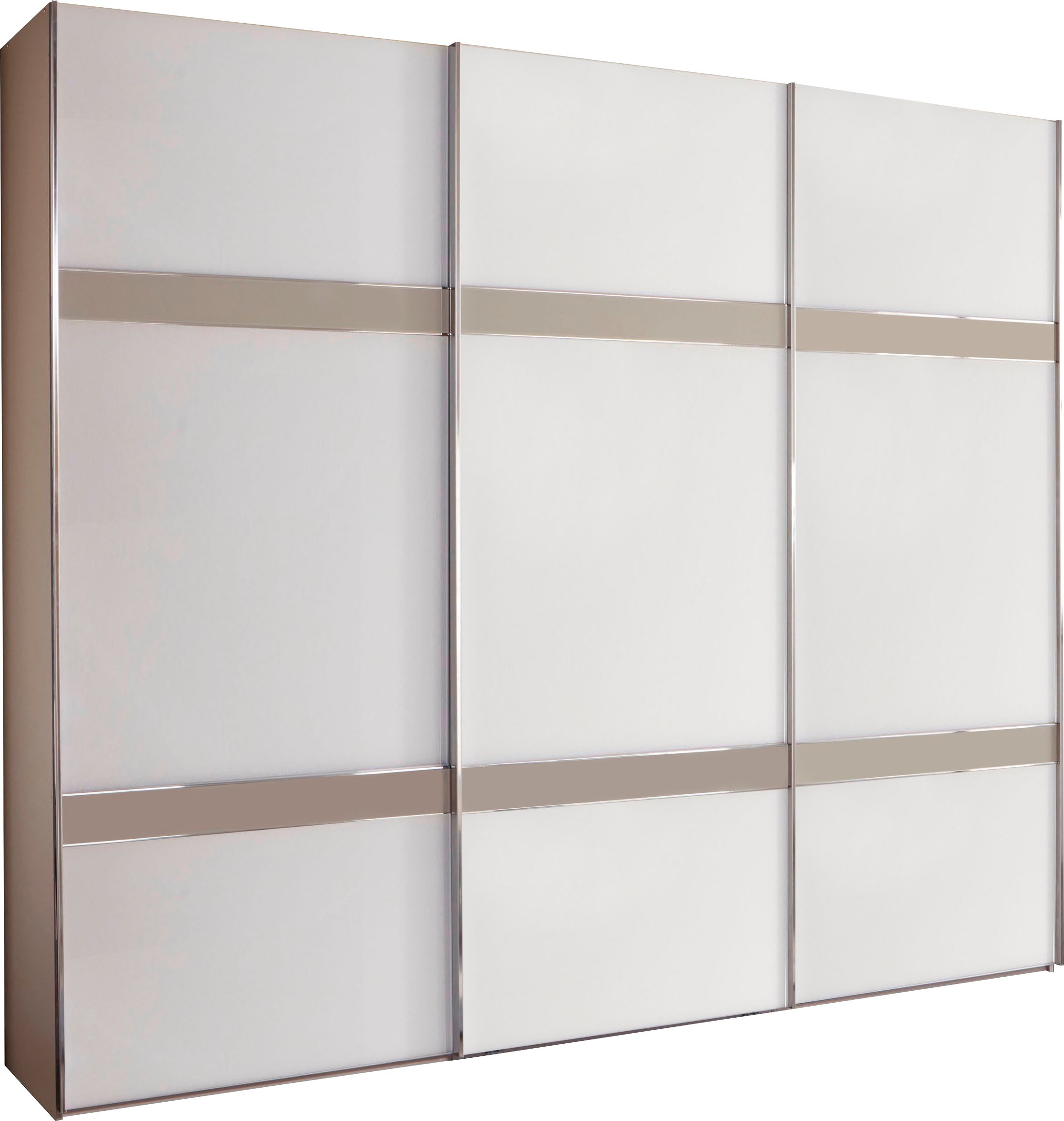 WIEMANN Schwebetürenschrank »Rialto«, hochwertige Glasfront mit Querriegeln