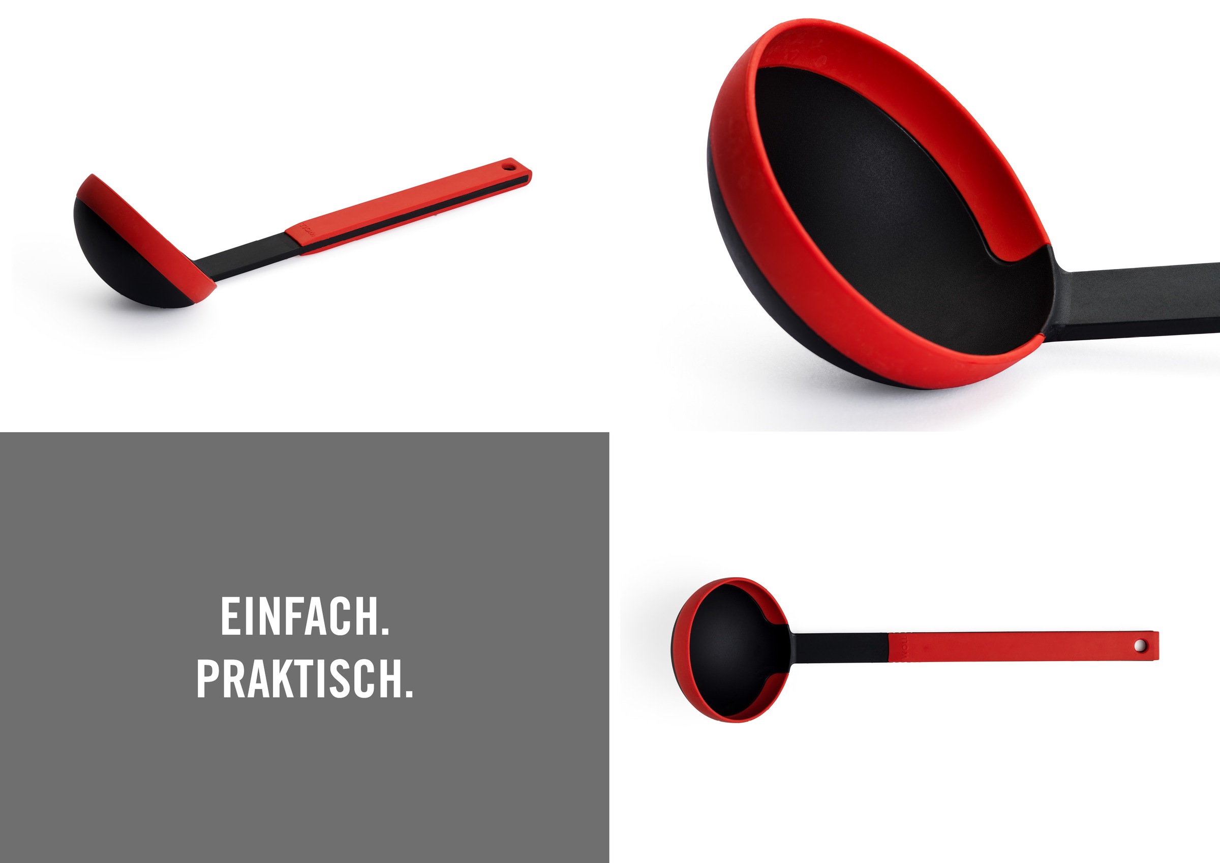 WOLL Suppenkelle »Cook it«, (1 tlg.), aus hochwertigem Kunststoff und Silik günstig online kaufen