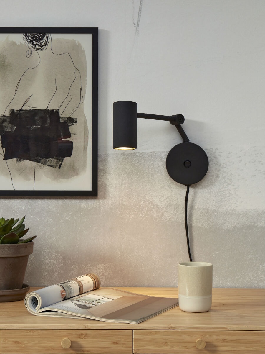 it's About RoMi Wandleuchte »MONTREUX«, 1 flammig, Leuchtmittel GU10 | LED wechselbar, Spot
