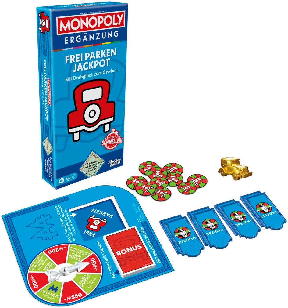 Hasbro Spiel »Monopoly Ergänzung: Frei Parken Jackpot«
