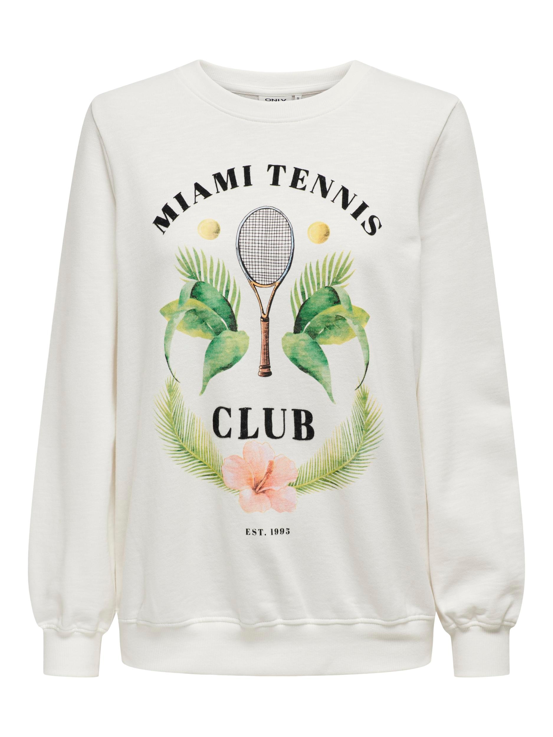ONLY Sweater »ONLJULIA L/S TENNIS O-NECK BOX UB SWT«