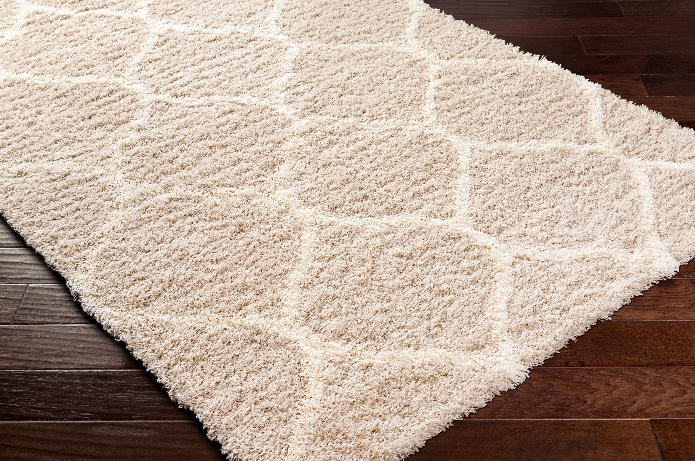 Livabliss Hochflor-Teppich »SMOLENSK«, rechteckig, 52 mm Höhe, Flauschig, Langflor, Weich, Boho Wohnzimmerteppich, Grau