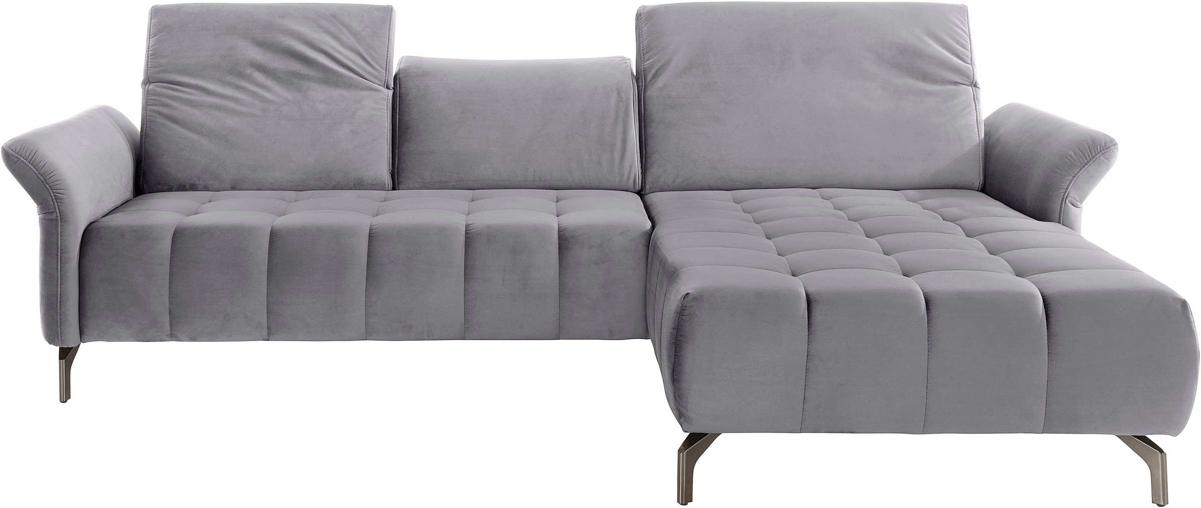 Home affaire Ecksofa »Fresh L-Form« Federkern, wahlweise Kopfteilverstellun günstig online kaufen