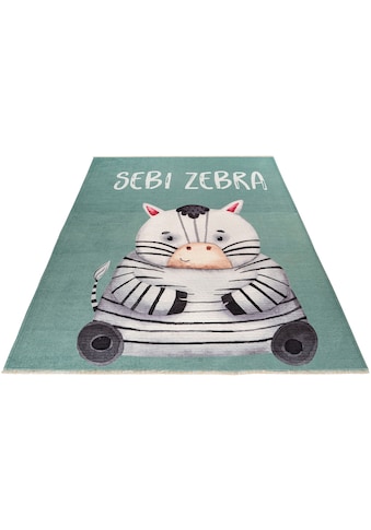 Obsession Kinderteppich »My Greta 614«, rechteckig, 6 mm Höhe, Kurzflor, Motiv Zebra,... kaufen