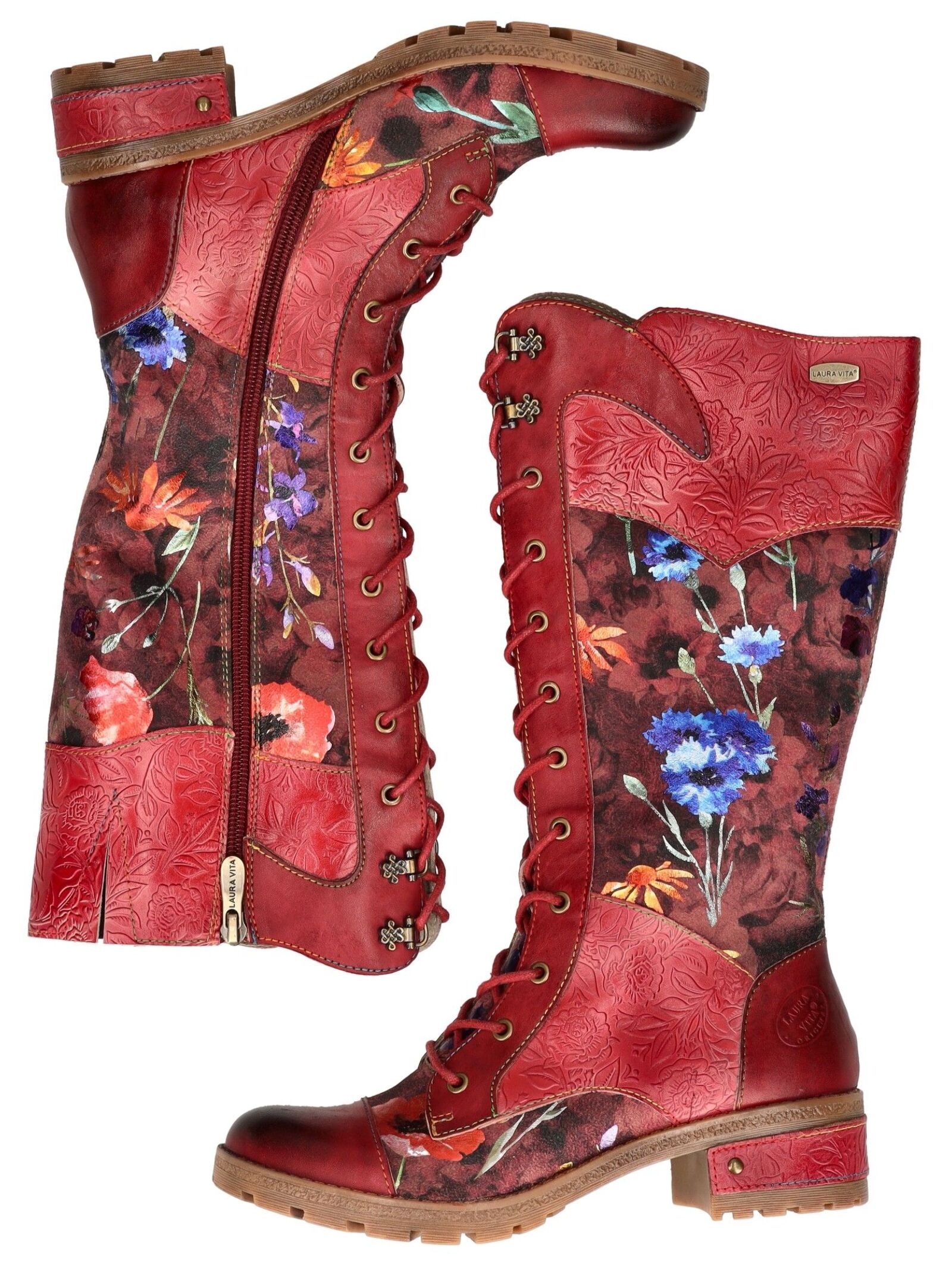 LAURA VITA Schnürstiefel »LAURA VITA Stiefel Leder/Textil«