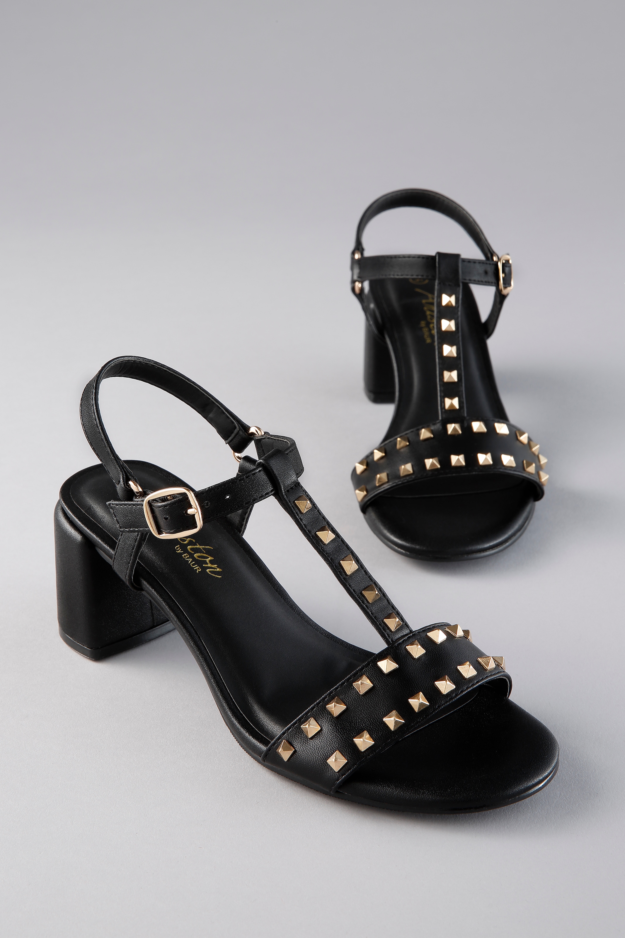Aniston SHOES Riemchensandalette  Sommerschuh, Blockabsatz, Nietenverzierung - NEUE KOLLEKTION