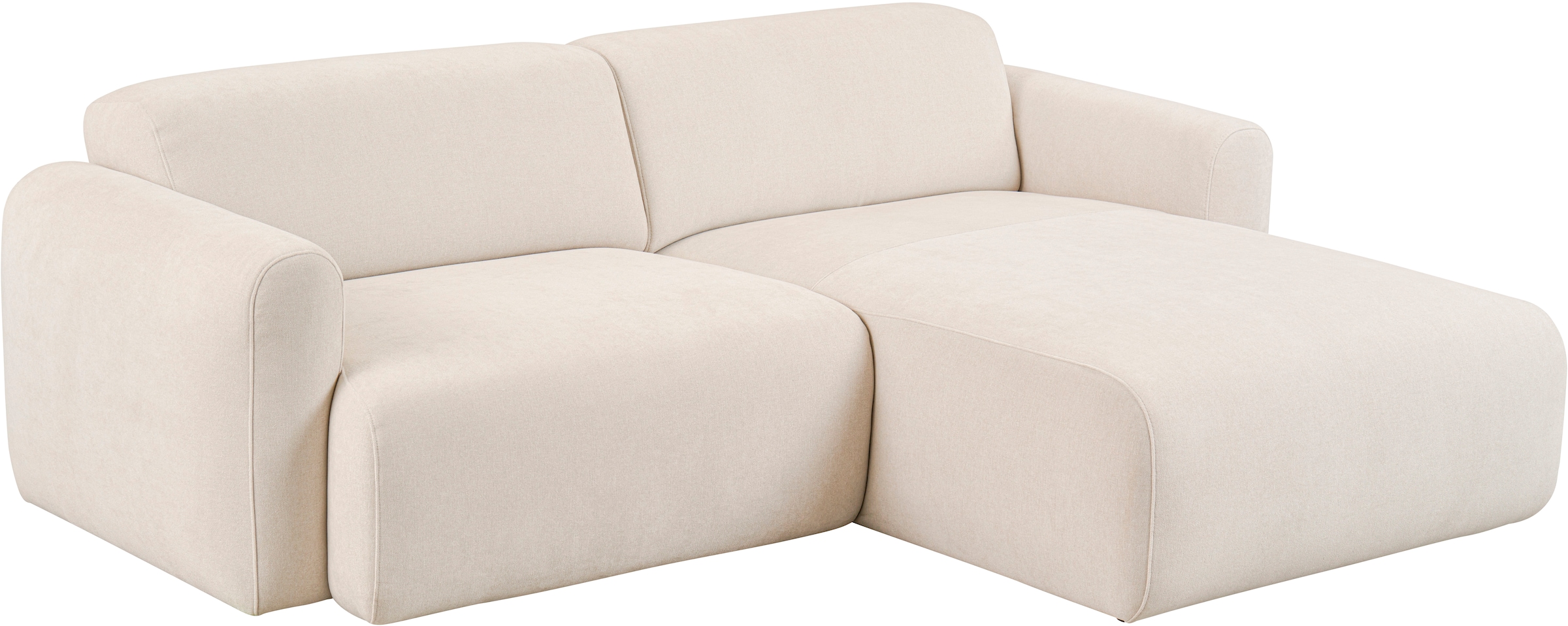 andas Ecksofa »Myrland«, Breite 232 cm, Chenille, Easy Clean Stoff, mit Kaltschaum