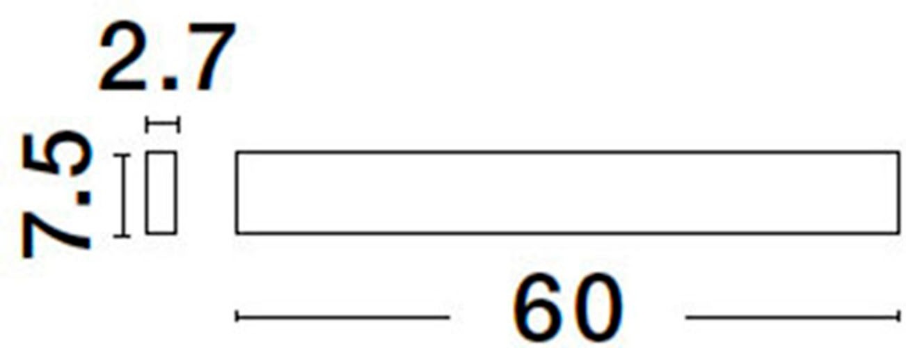 Nova Luce LED Wandleuchte »SELINE« LED-Modul 1 Stk. Warmweiß