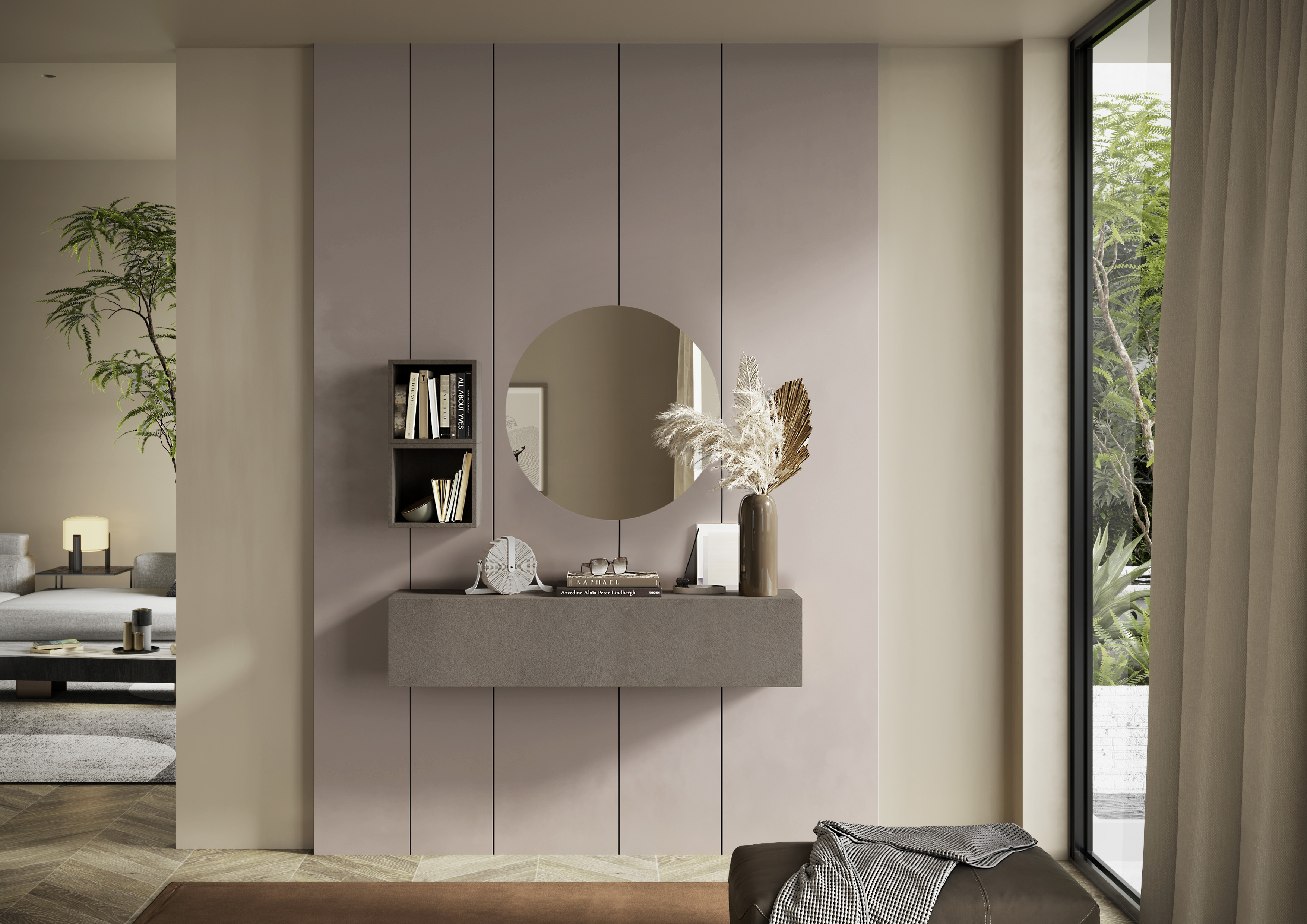 INOSIGN Garderoben-Set »INFINITY, 3tlg. Breite 138 cm, Höhe variabel, moder günstig online kaufen