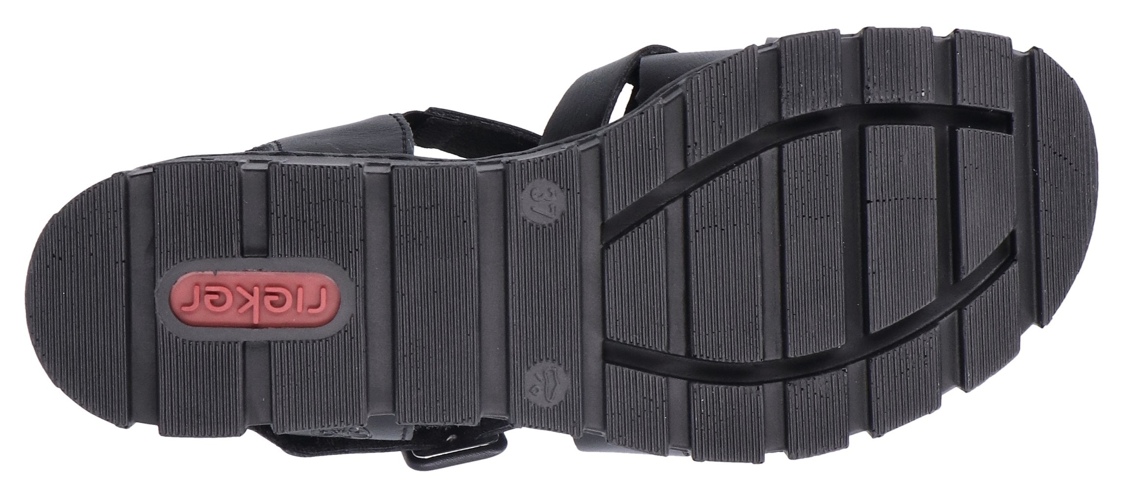 Rieker Plateausandaletten  Sommerschuh, Keilsandalette mit Klettverschluss