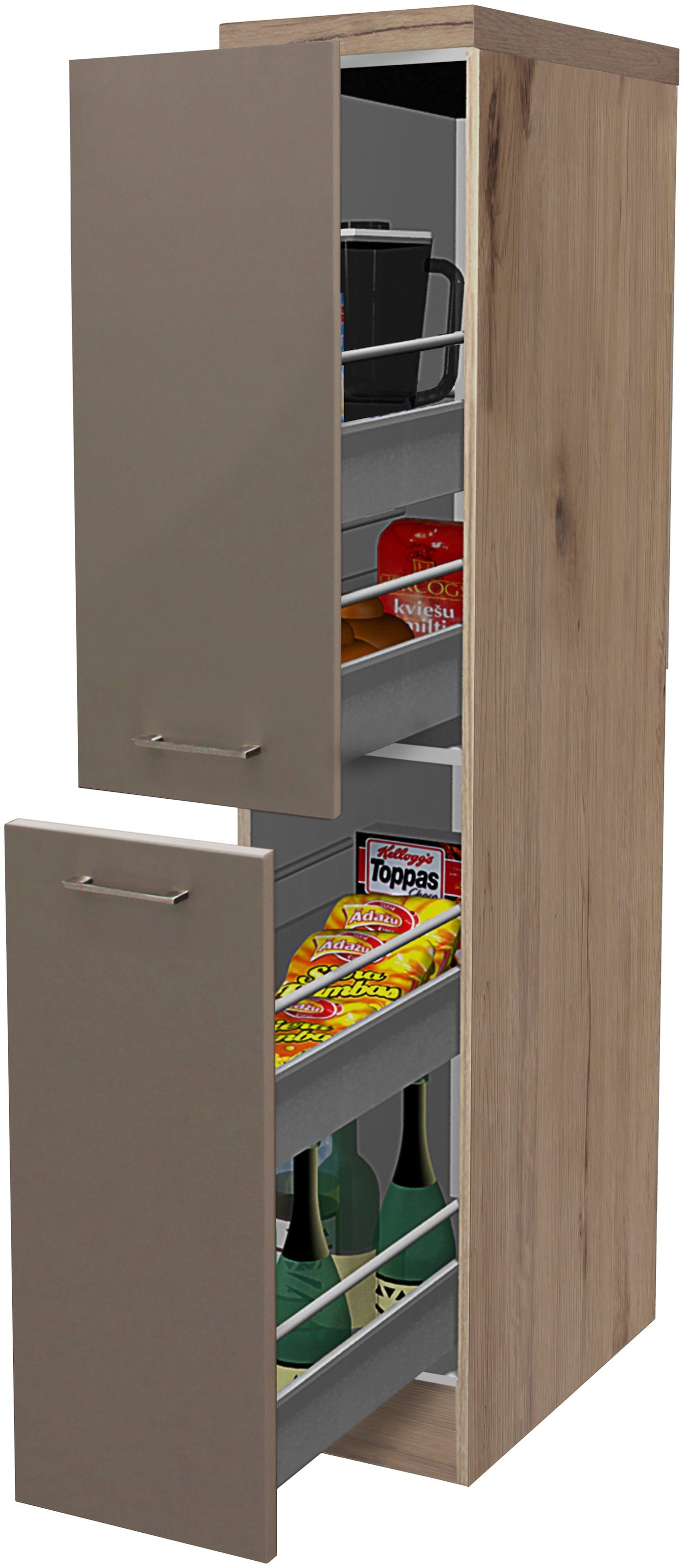 Flex-Well Apothekerschrank »Riva«, (B x H x T) 30 x 162 x 60 cm, mit 4 Ablagen