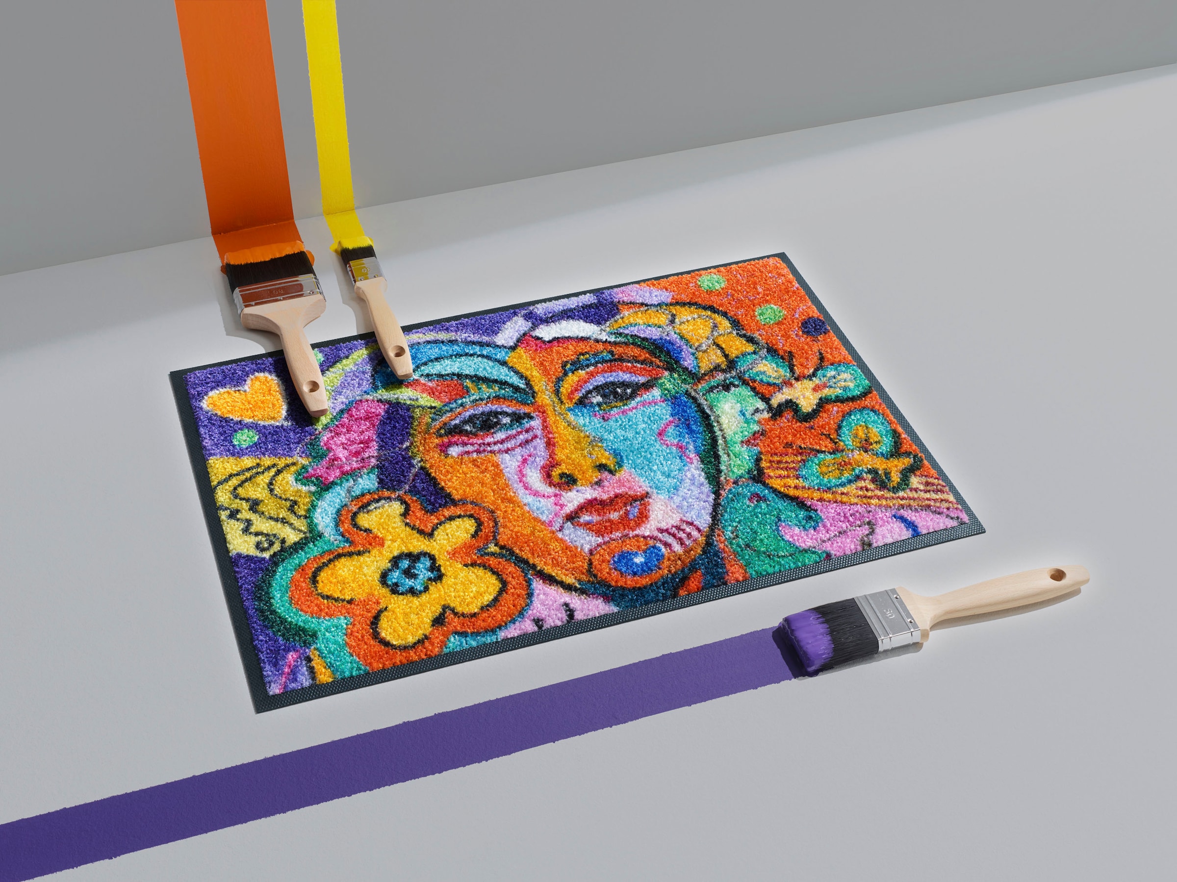 wash+dry by Kleen-Tex Fußmatte »Indian Summer« rechteckig