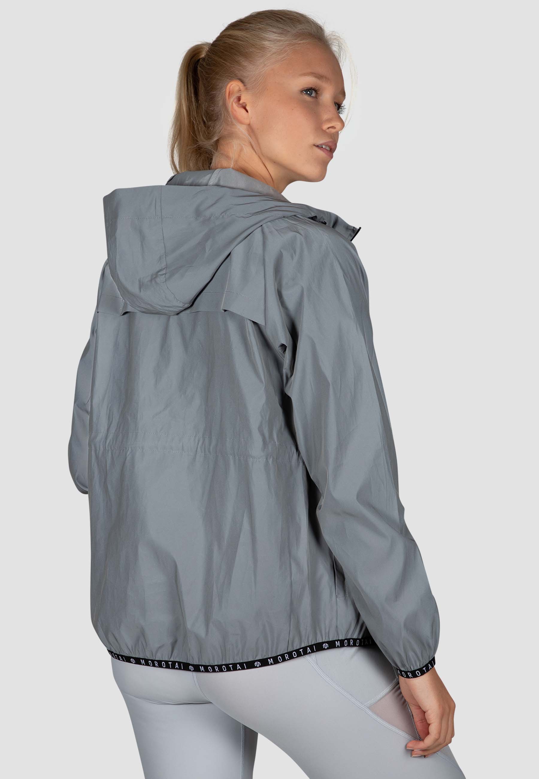 MOROTAI Windbreaker »MOROTAI Damen Morotai Reflective Windbreaker« 1 Stk. tlg. mit Kapuze