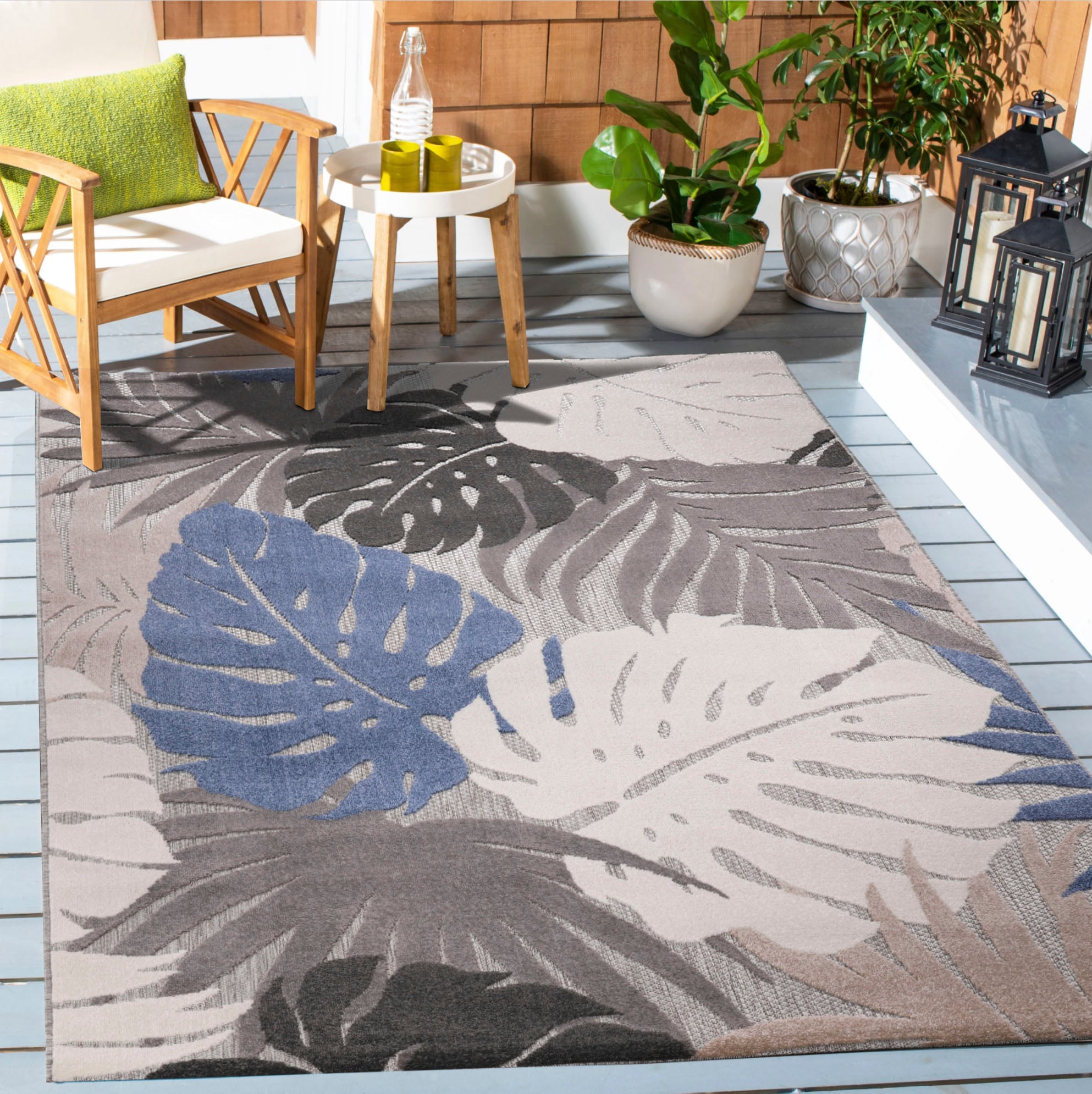 Sanat Teppich "Floral 2 Outdoor" rechteckig 6 mm Höhe In- und Outdoor geeig günstig online kaufen