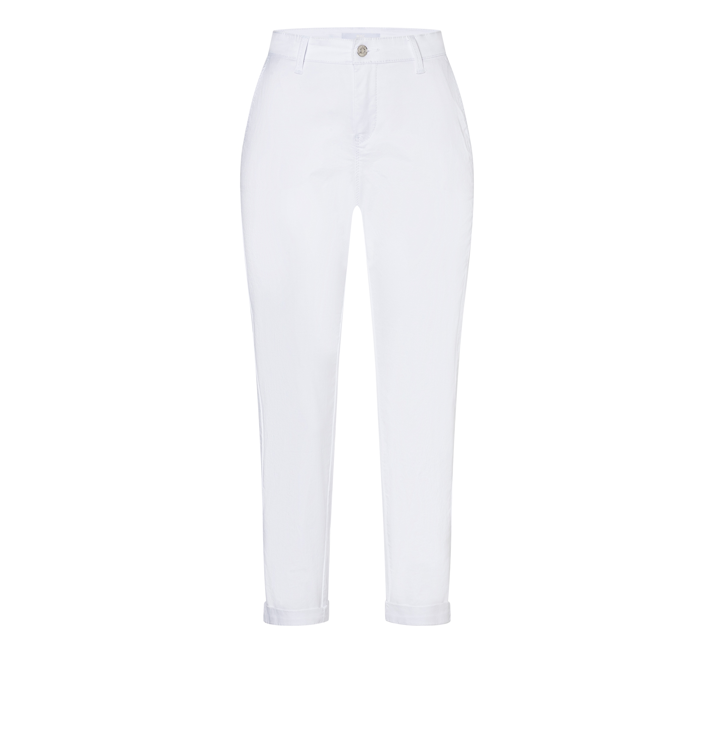 MAC Chinohose »CHINO turn up«, mit dezentem Glanz, elegant und sportiv zugleich