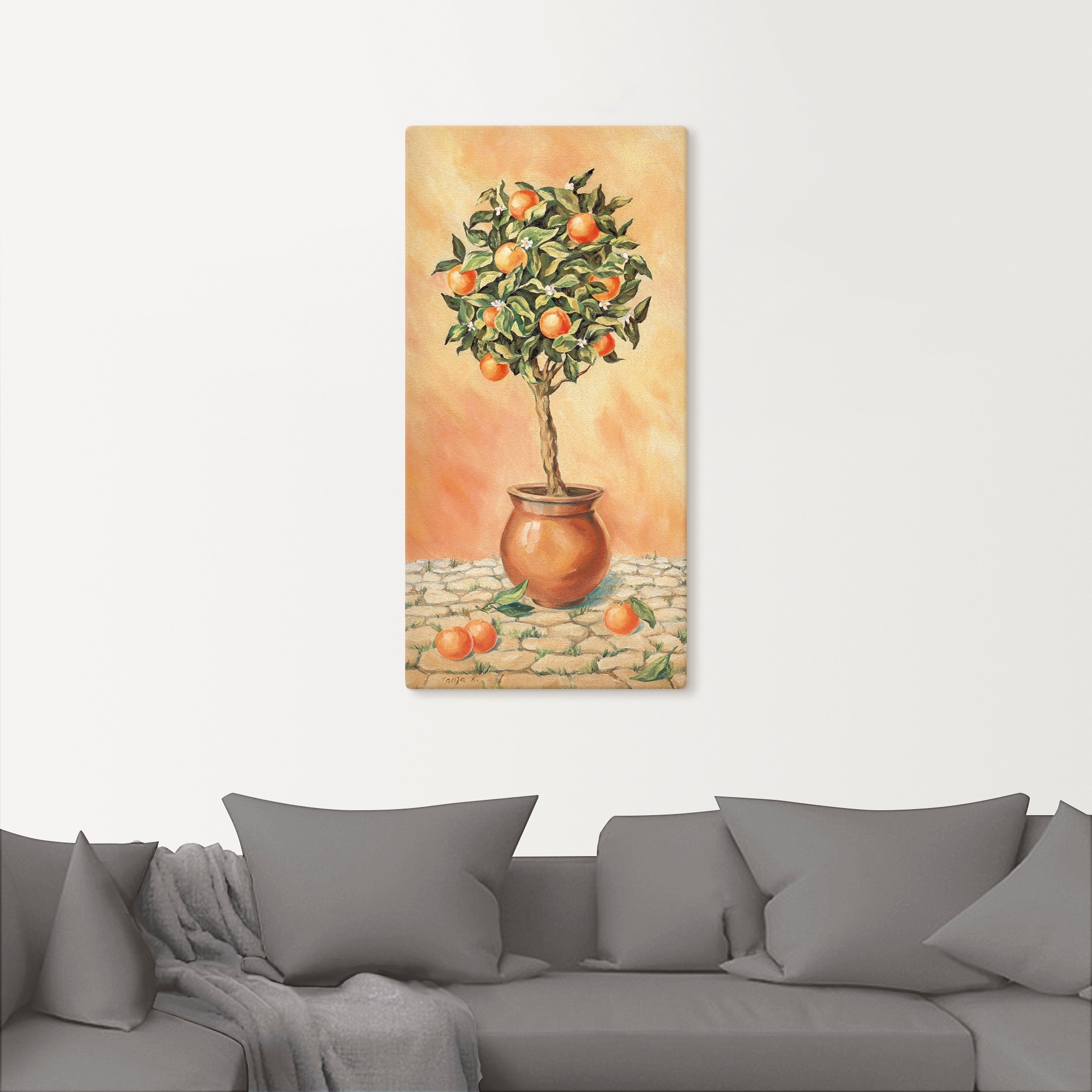 Artland Wandbild "Orangenbaum I", Pflanzen, (1 St.), als Alubild, Outdoorbi günstig online kaufen