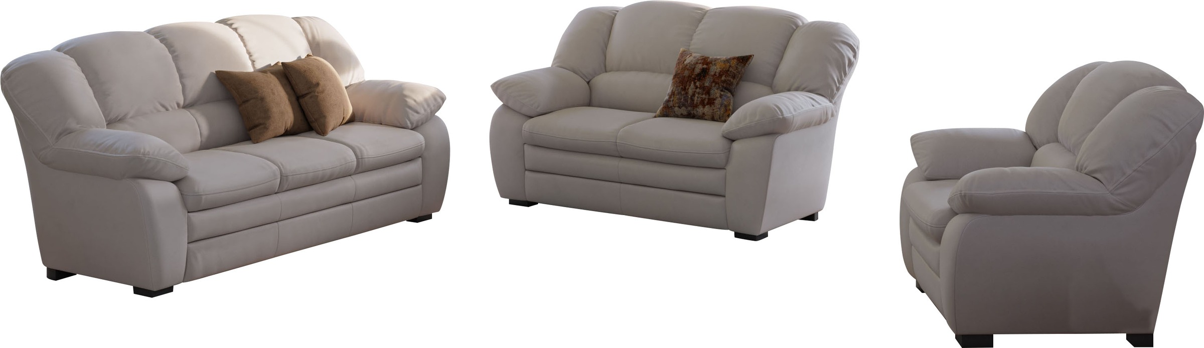 COTTA Polstergarnitur »Casino« Set, 3 Stk. tlg. Sessel, 2-Sitzer, 2,5-Sitze günstig online kaufen