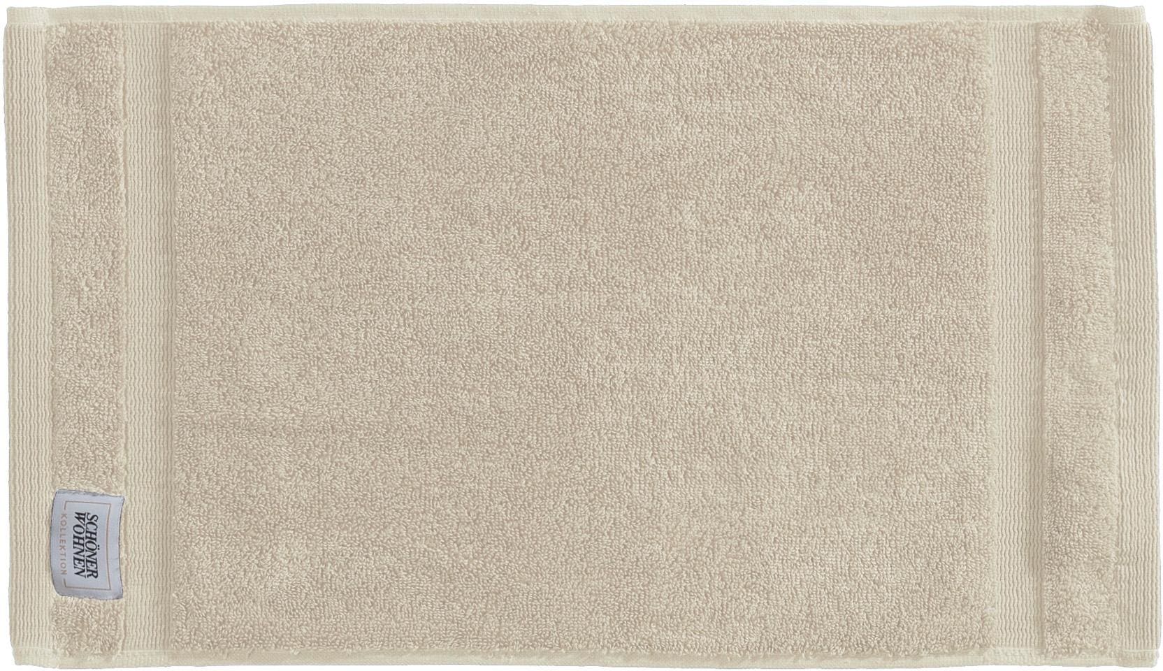 SCHÖNER WOHNEN-Kollektion Gästehandtuch »Cuddly«, (3 St., Gästehandtuch 30 x 50 cm), schnell trocknende Airtouch-Qualität