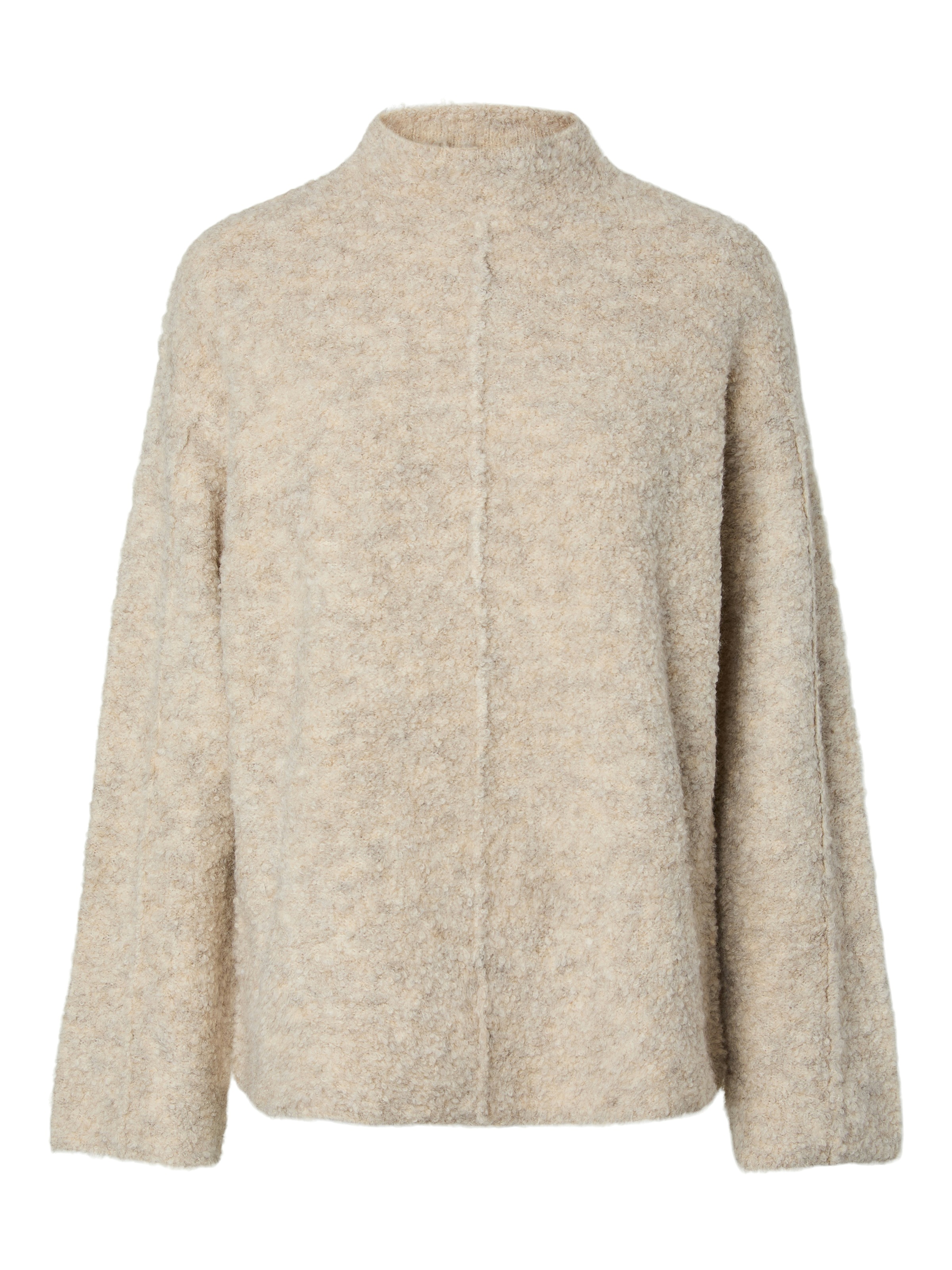 Y.A.S Stehkragenpullover »YASPLIRA LS HIGH NECK PULLOVER NOOS« Materialmix mit Wolle