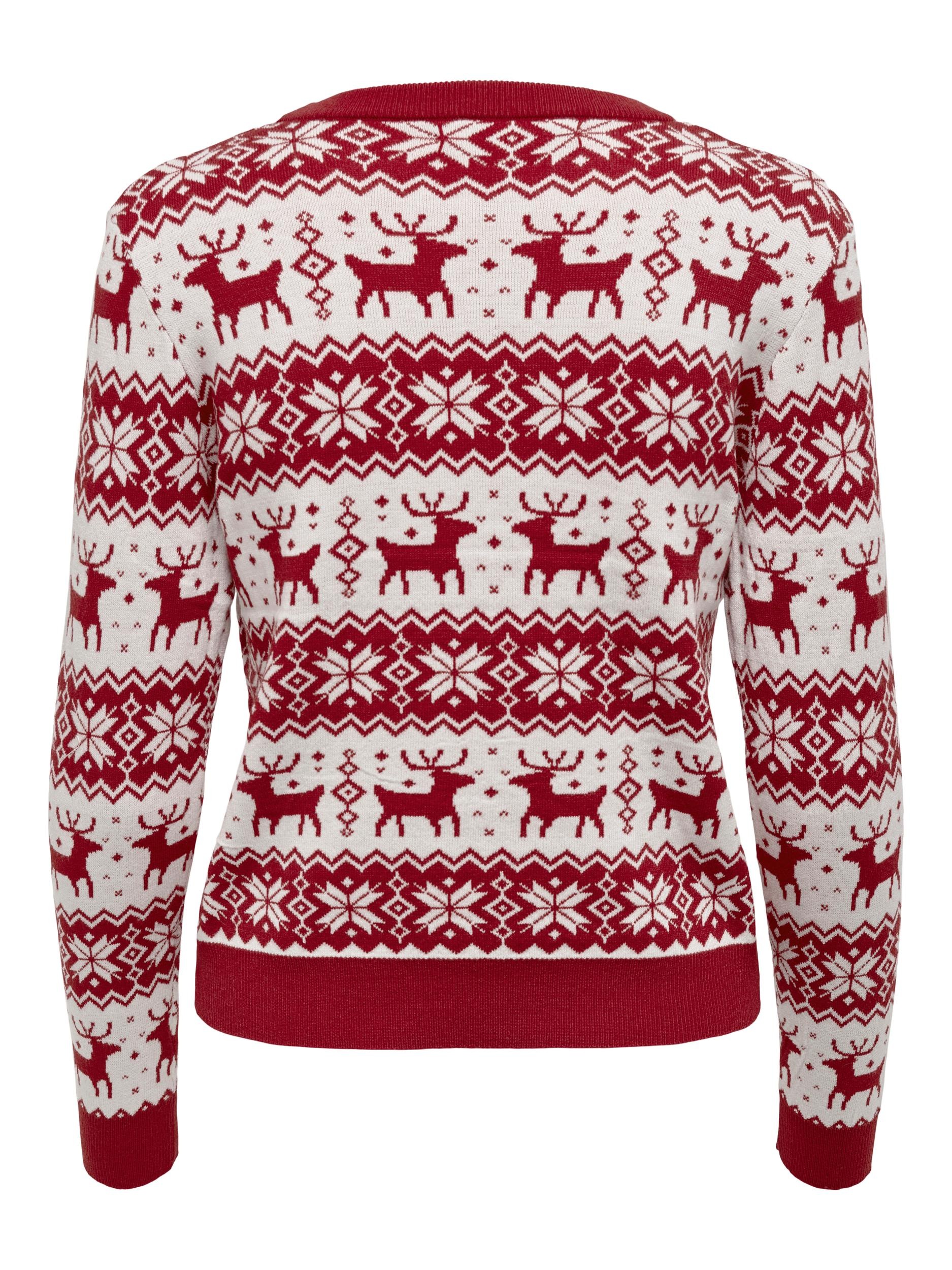 ONLY Weihnachtspullover »ONLXMAS COMFY SNOWFLAKE L/S PULLOVER KNT«