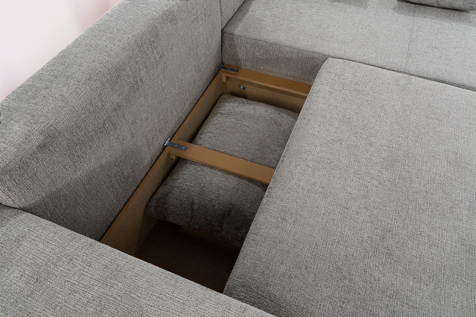 Jockenhöfer Gruppe Ecksofa »Elmau, L-Form, Breite 235cm«, inkl. Bettfunktion, Bettkasten, Ottomane links/rechts montierbar