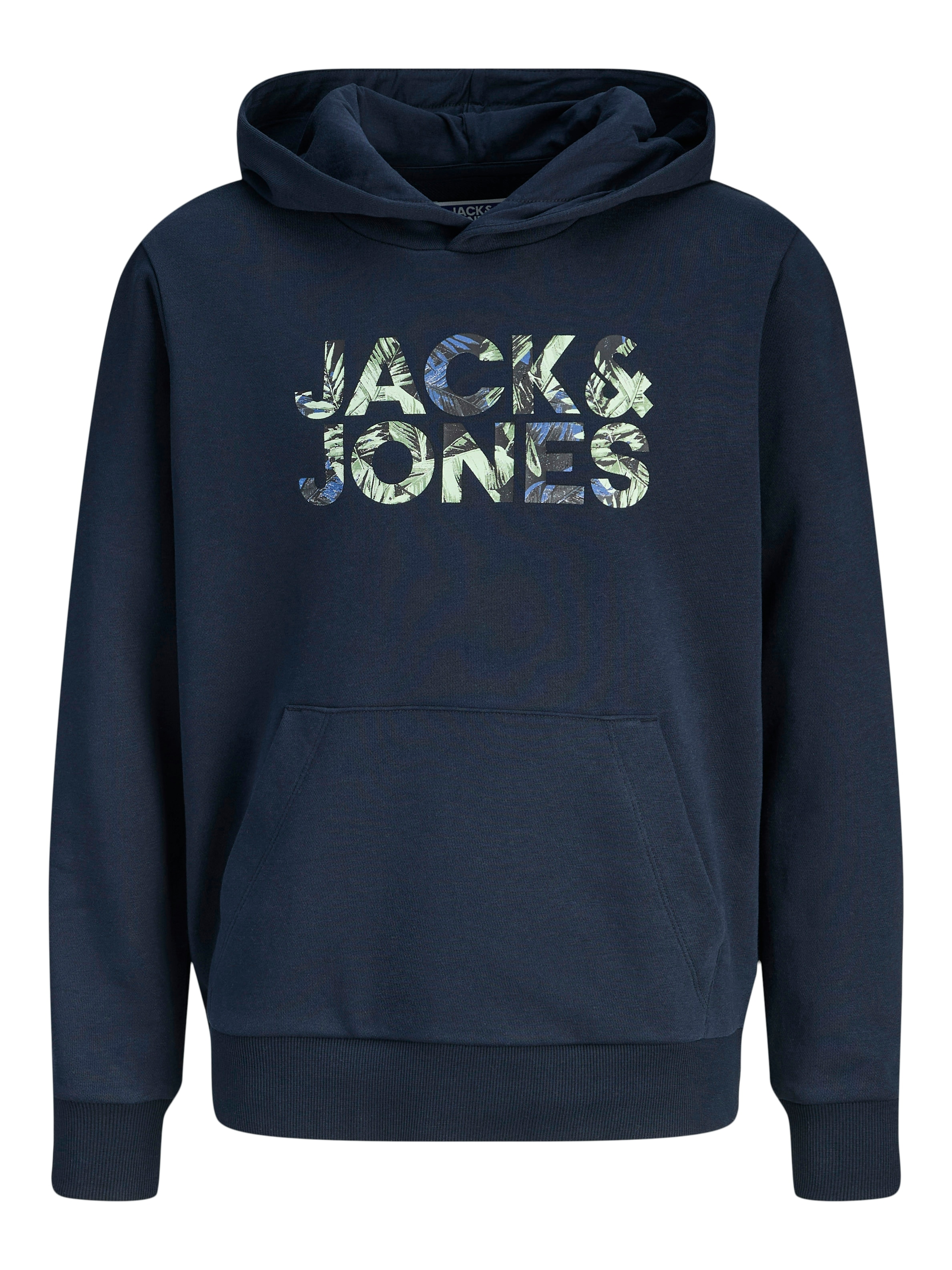 Jack & Jones Junior Kapuzensweatshirt »JJEJEFF LOGO SWEAT HOOD JNR«
