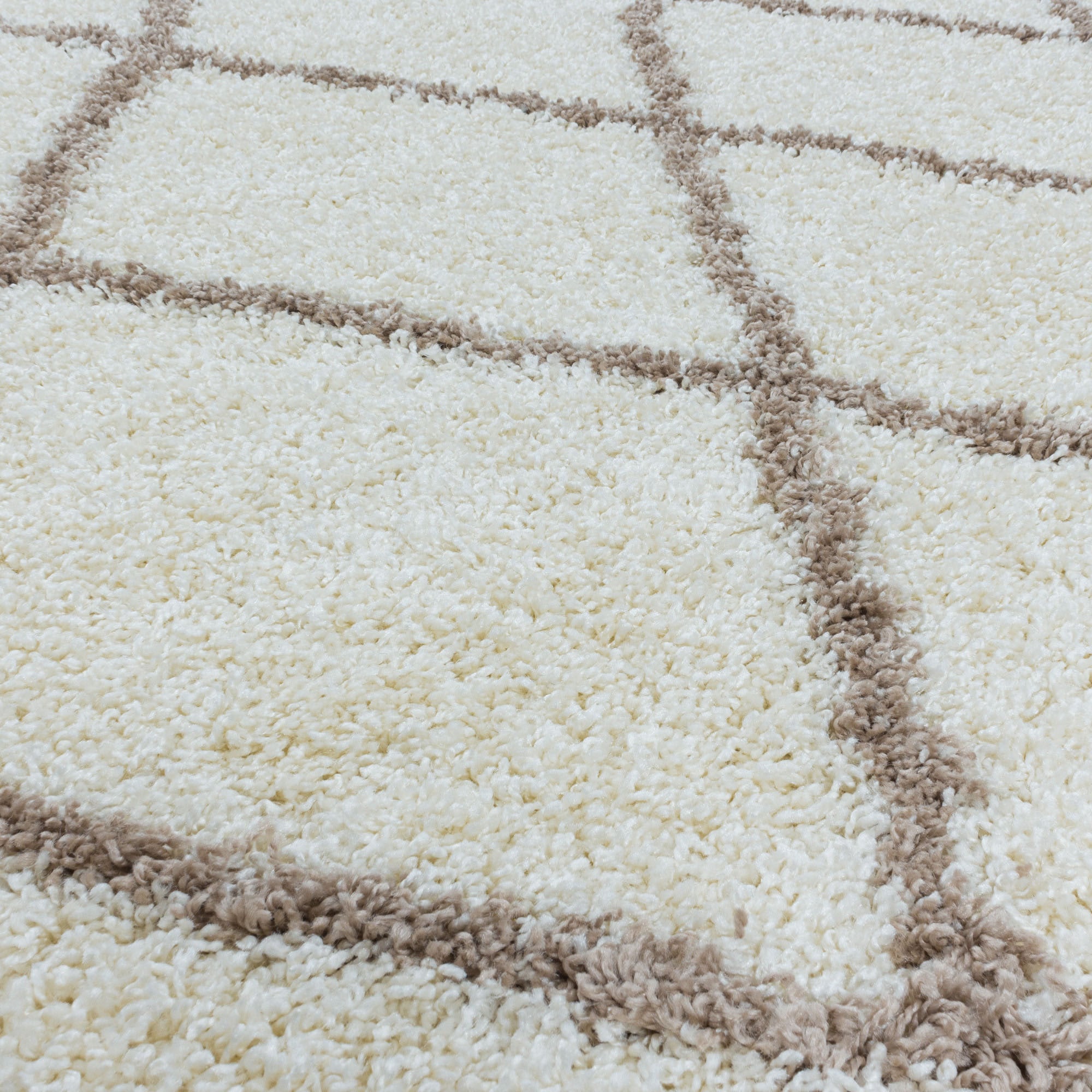 Ayyildiz Teppiche Hochflor-Teppich »ALVOR 3401«, rund, 50 mm Höhe, Shaggy, Langflor, pflegeleicht, Wohnzimmer