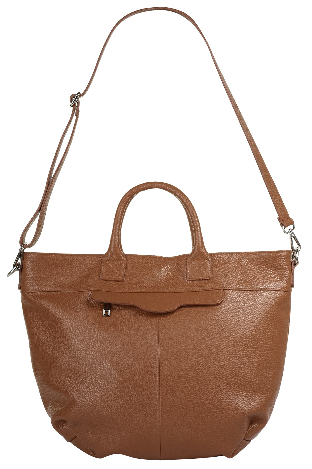 Samantha Look Henkeltasche, echt Leder, Made in Italy