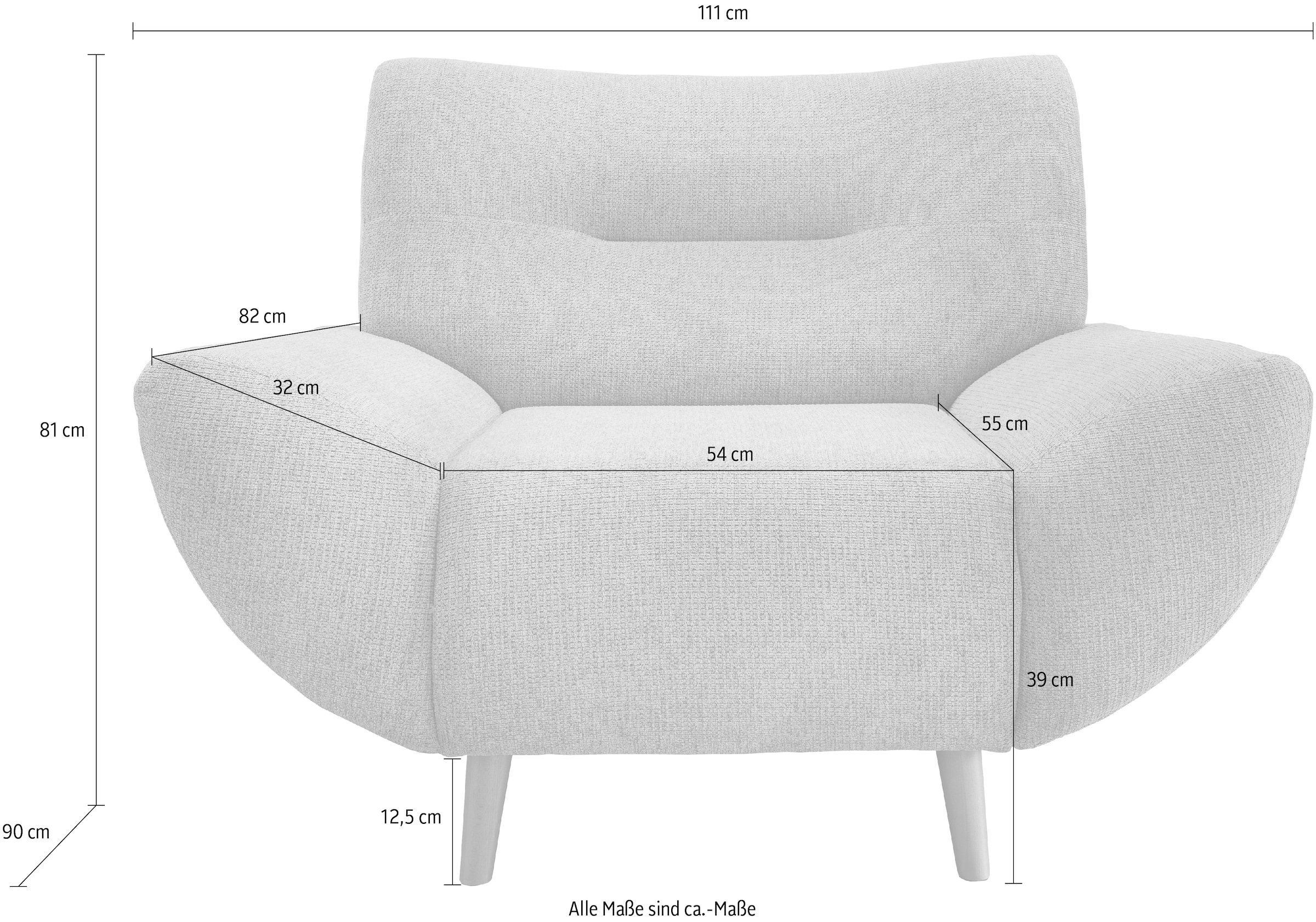 INOSIGN Sessel »Drago«, frei im Raum stellbar, als Set, Polsterecke, 3- &  2-Sitzer erhältlich auf Rechnung bestellen
