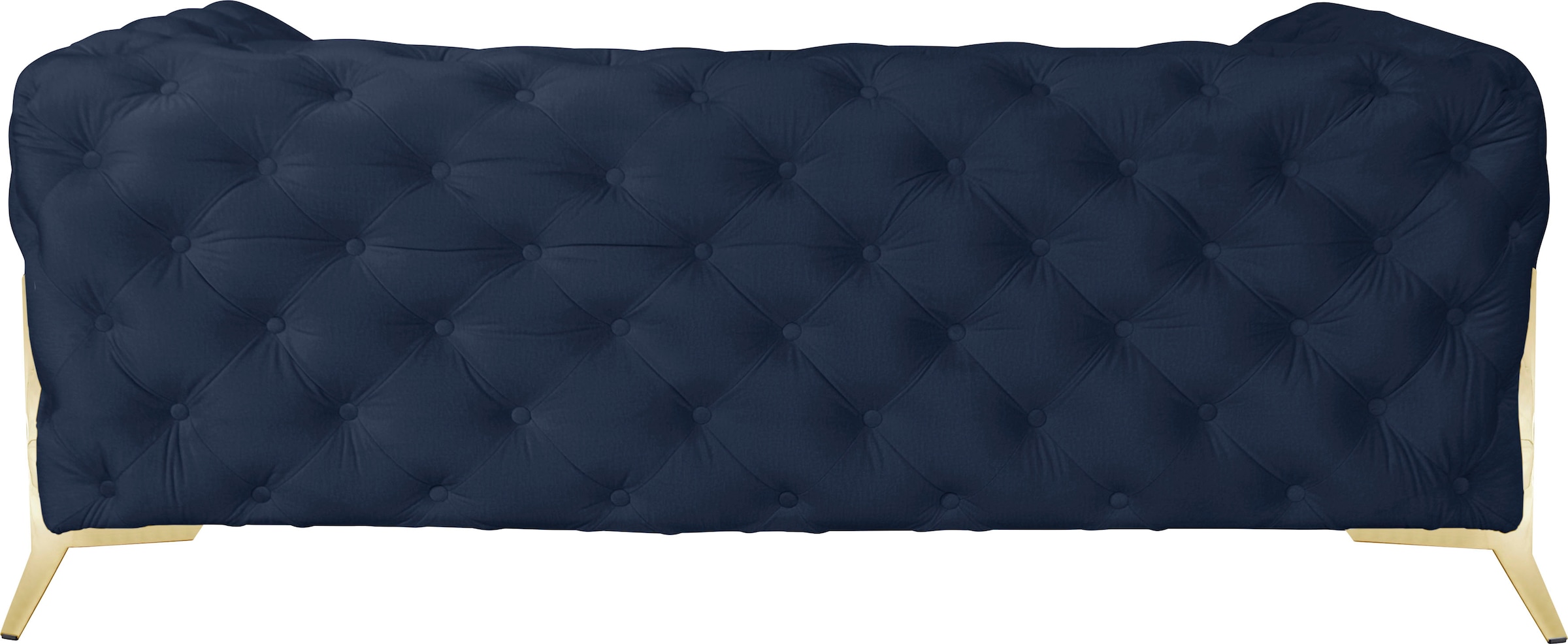 Leonique Chesterfield-Sofa »Amaury«, aufwändige Knopfheftung, moderne Chesterfield Optik, Fußfarbe wählbar