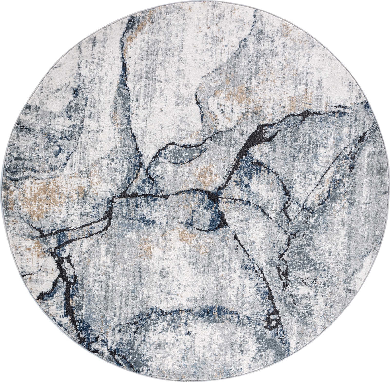 Livabliss Teppich »BERLIN, ⌀160cm«, rund, 10 mm Höhe, Moderner Designertepp günstig online kaufen
