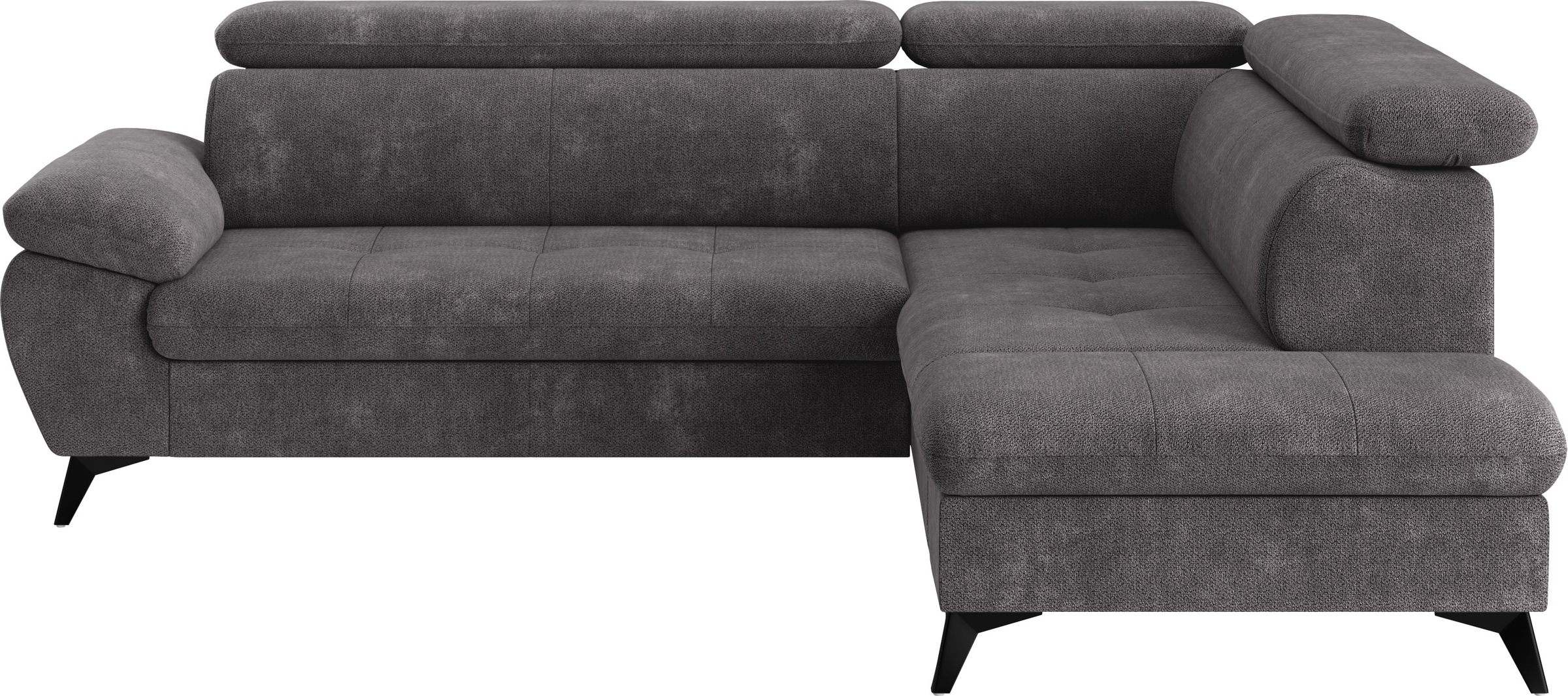COTTA Ecksofa »Hudson L-Form«, mit Kopfteilverstellung, wahlweise mit Bettfunktion & Bettkasten