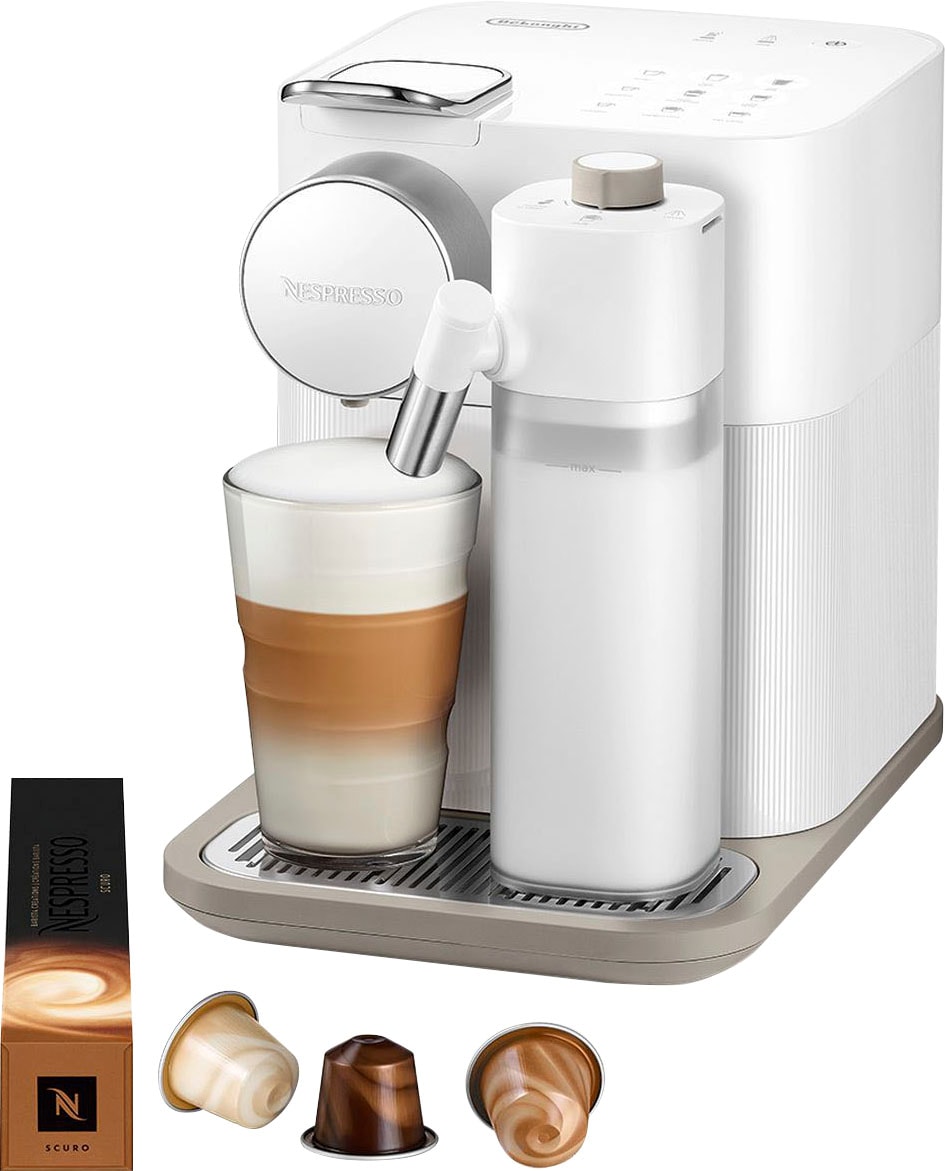Nespresso Kapselmaschine »EN640.W von DeLonghi, white«, inkl. Willkommenspaket mit 7 Kapseln